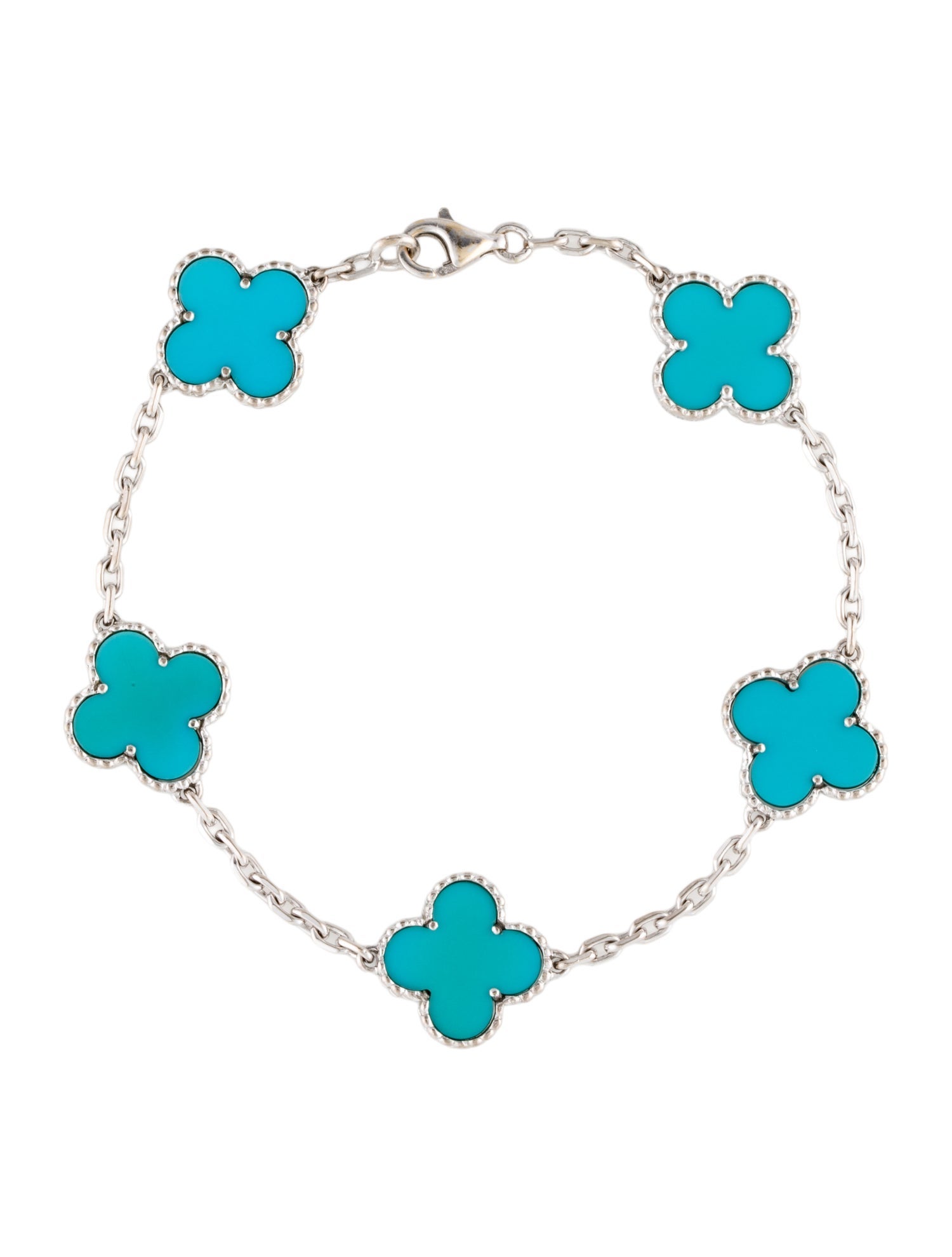 Van Cleef & Arpels Vintage Alhambra Bracelet, 5 Motifs