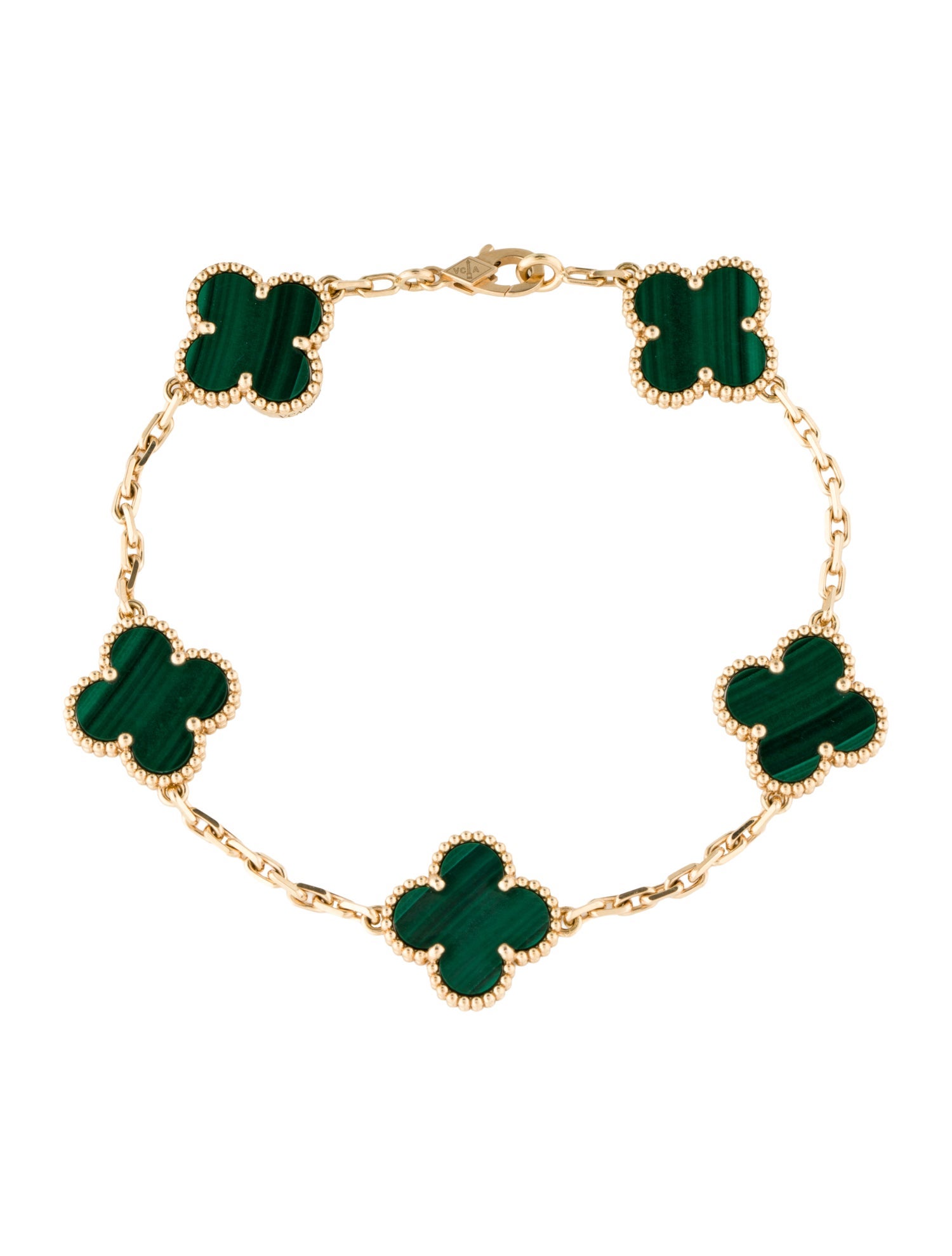Van Cleef & Arpels Vintage Alhambra Bracelet, 5 Motifs