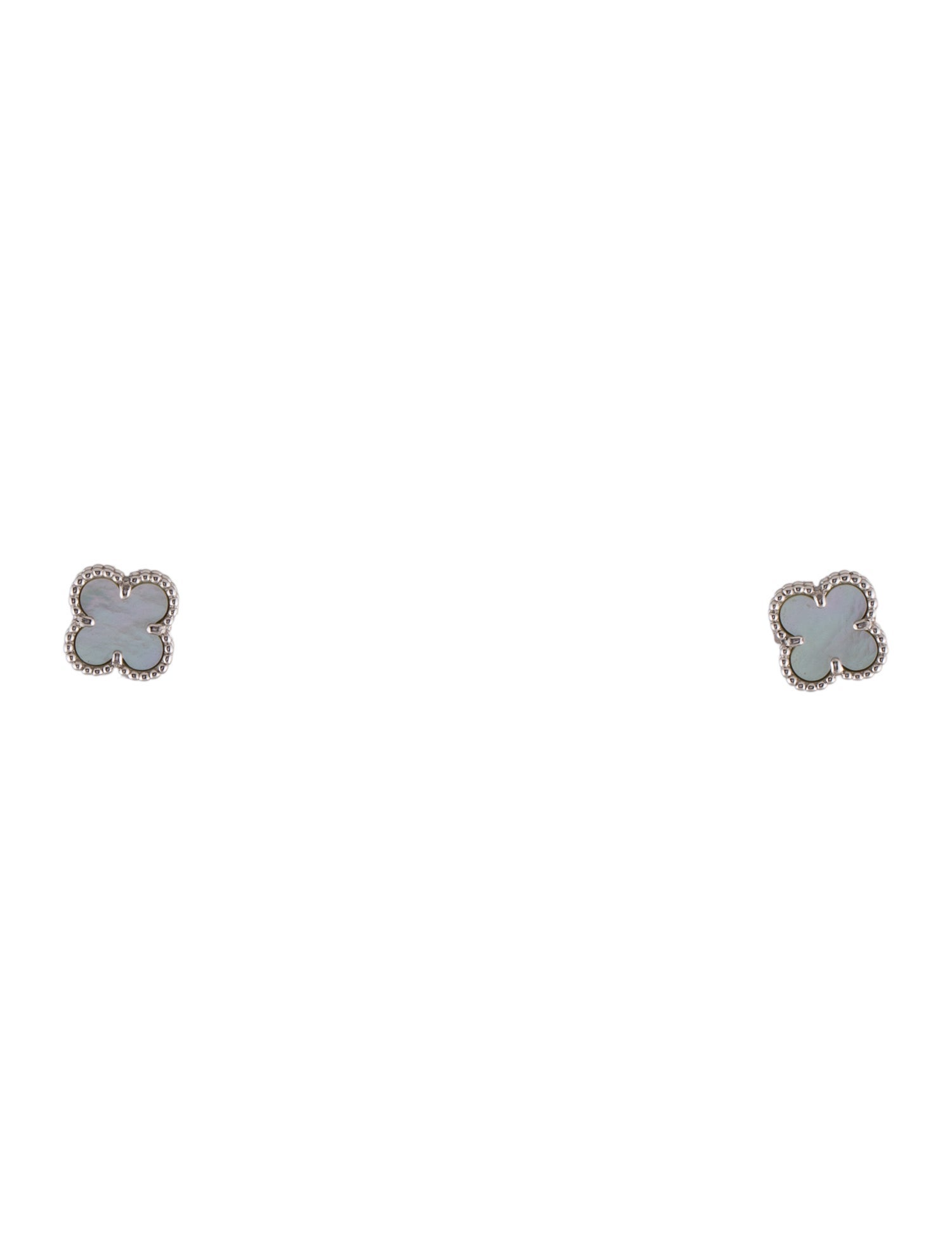 Van Cleef & Arpels Mother Of Pearl Sweet Alhambra Earstuds