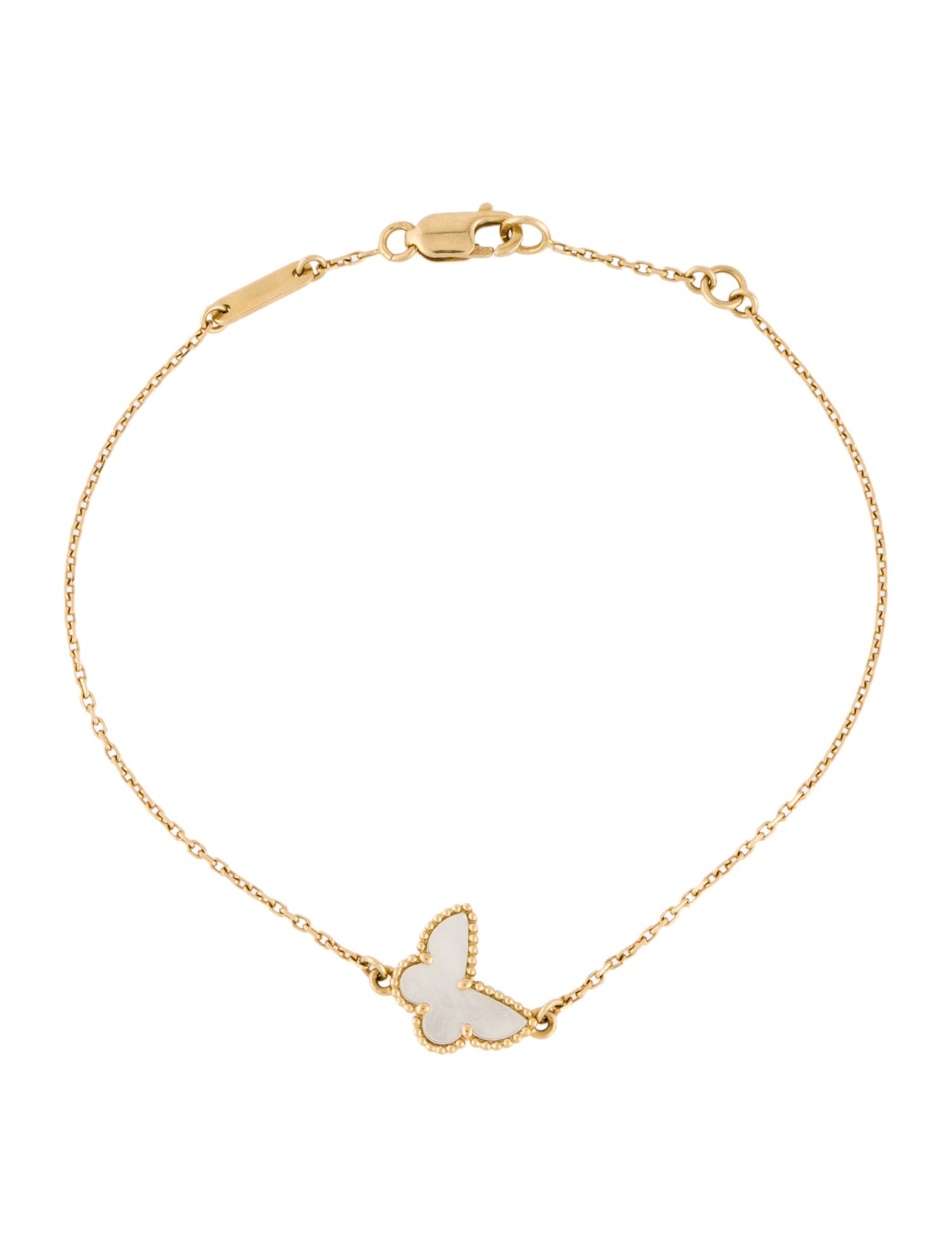 Van Cleef & Arpels Mother of Pearl Sweet Butterflies Bracelet