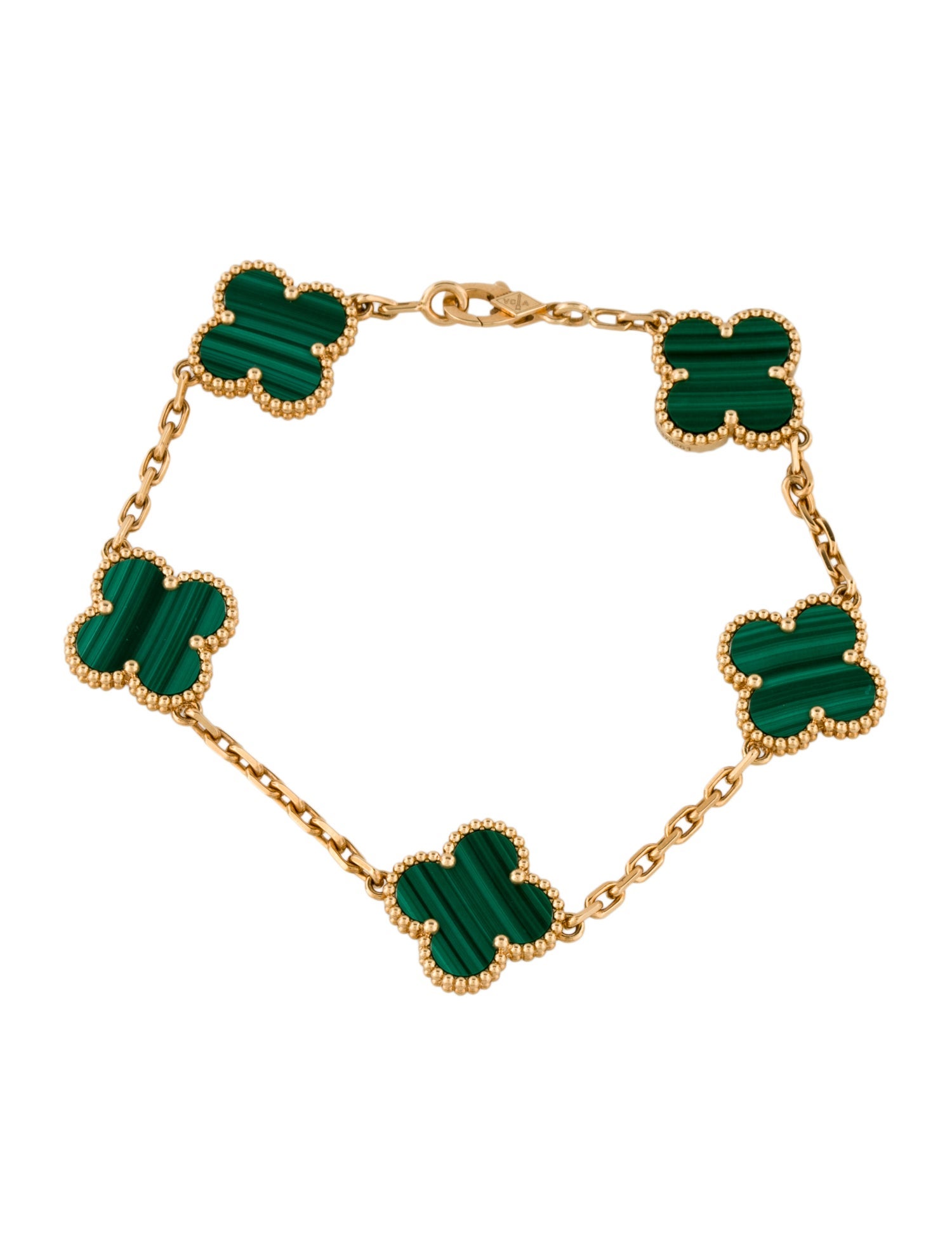Van Cleef & Arpels Vintage Alhambra Bracelet, 5 Motifs