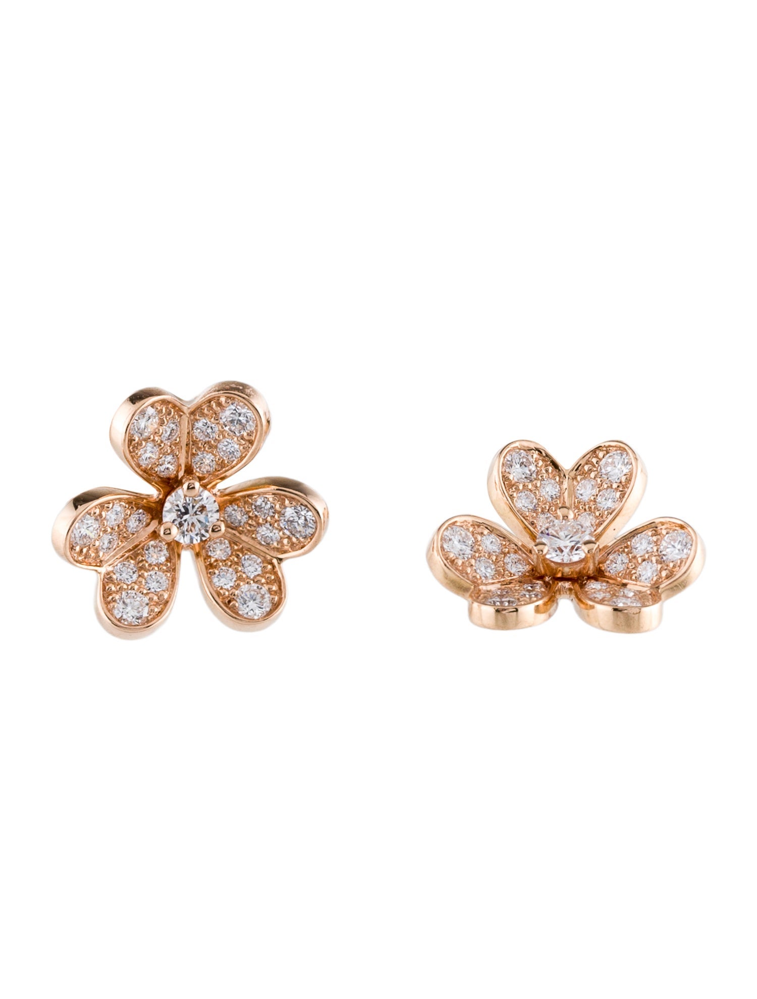 Van Cleef & Arpels Frivole Earrings, Mini Model