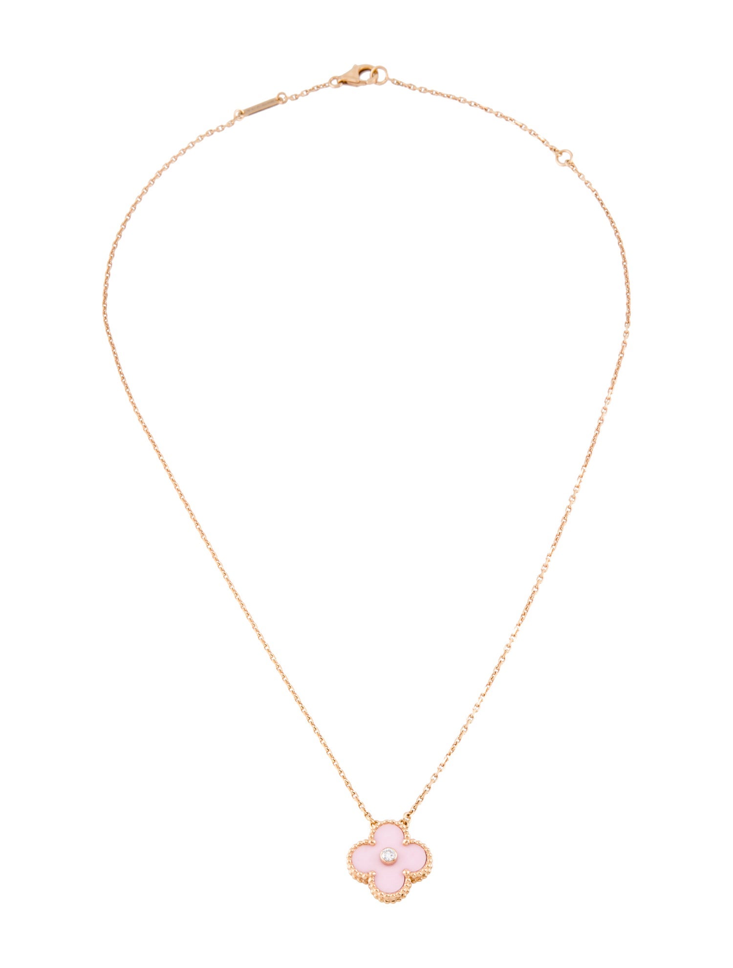 Van Cleef & Arpels Limited Edition 2015 Holiday Vintage Alhambra Necklace