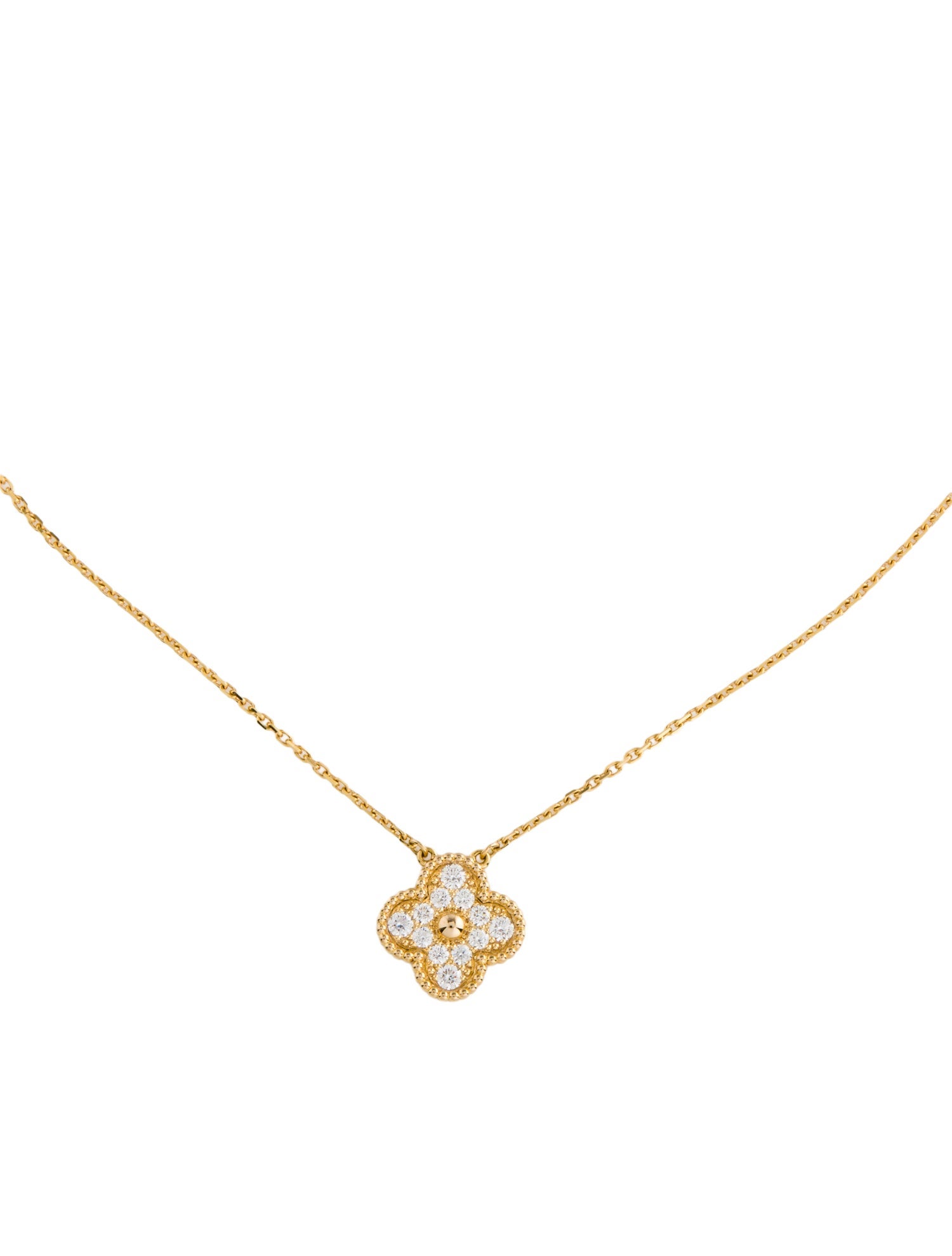 Van Cleef & Arpels Vintage Alhambra Pendant Necklace