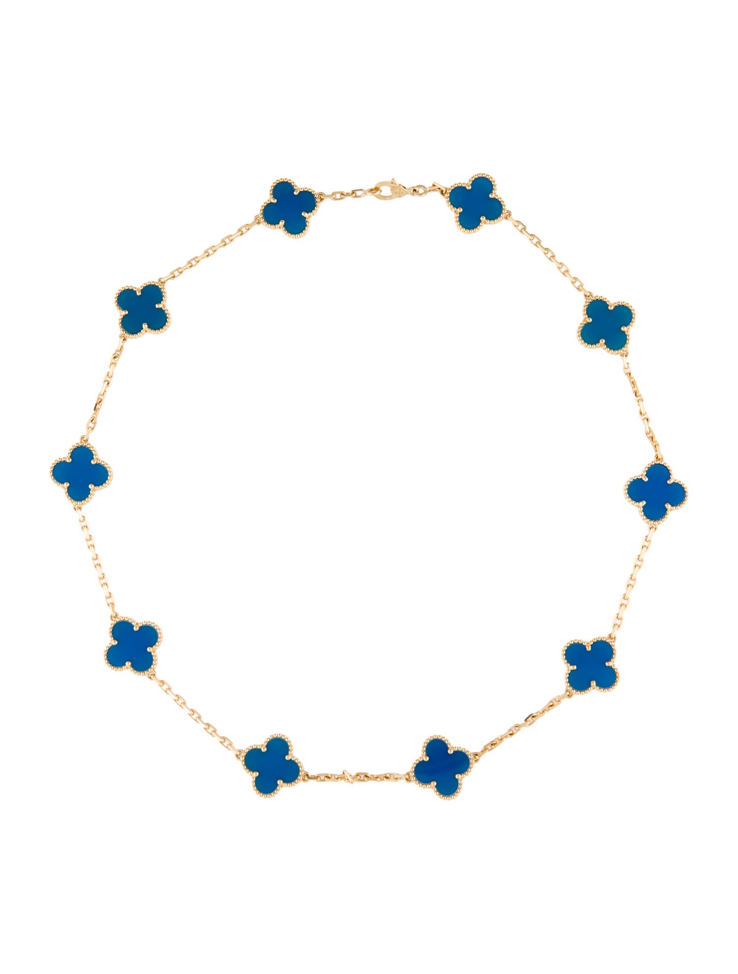 Van Cleef & Arpels Vintage Alhambra Necklace, 10 Motifs