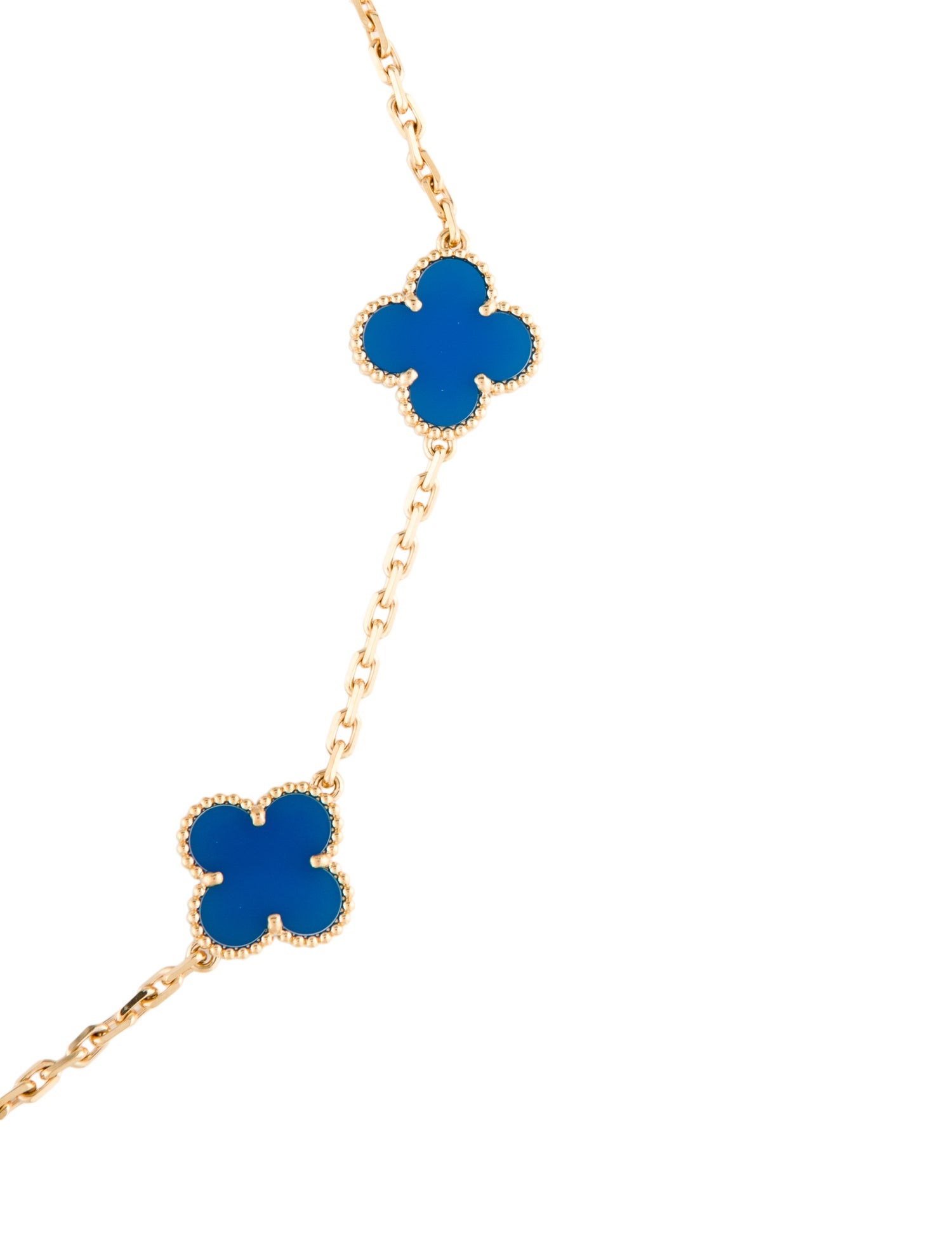 Van Cleef & Arpels Vintage Alhambra Necklace, 10 Motifs