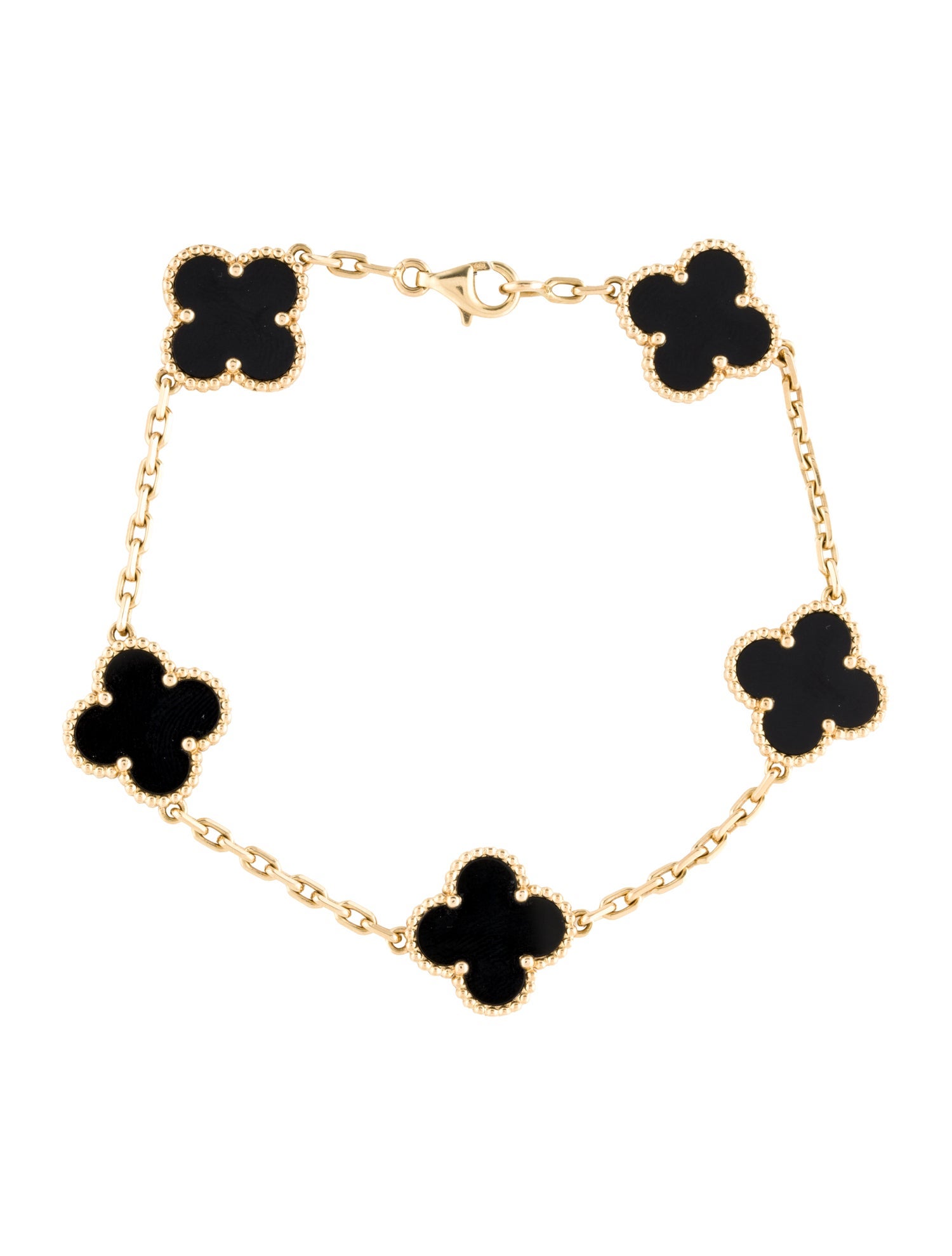 Van Cleef & Arpels Vintage Alhambra Bracelet, 5 Motif