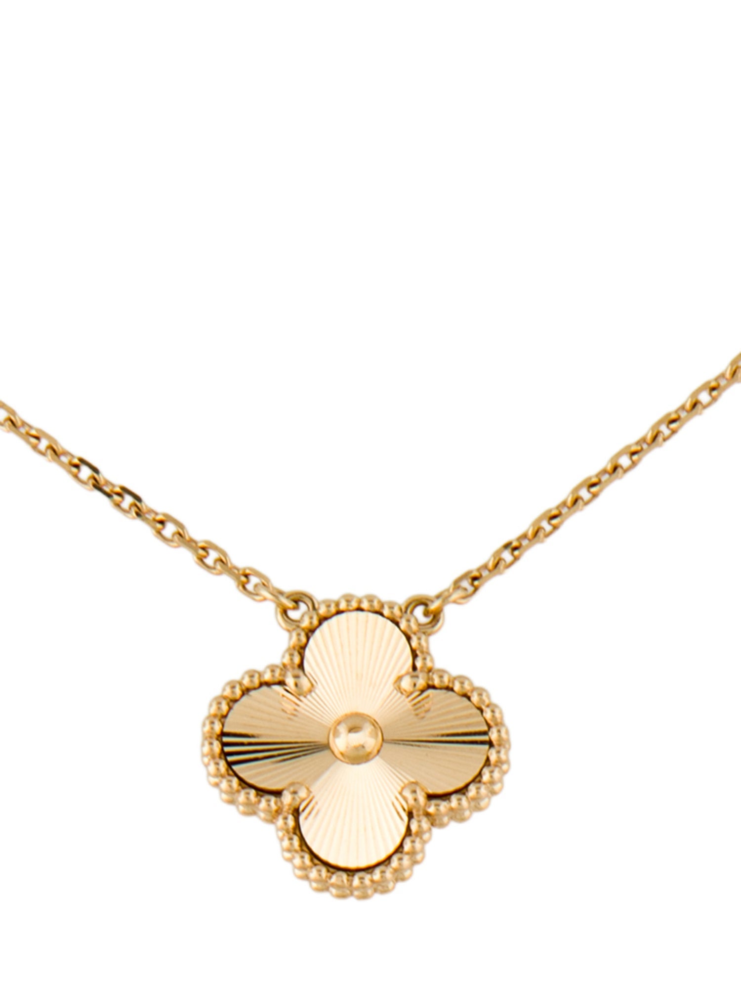 Van Cleef & Arpels Vintage Alhambra Pendant Necklace