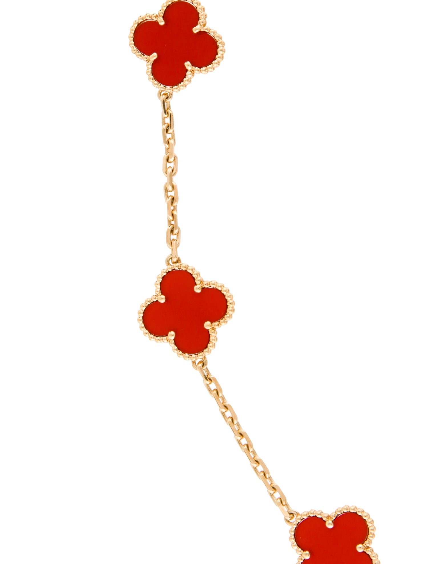 Van Cleef & Arpels Vintage Alhambra Necklace, 10 Motifs