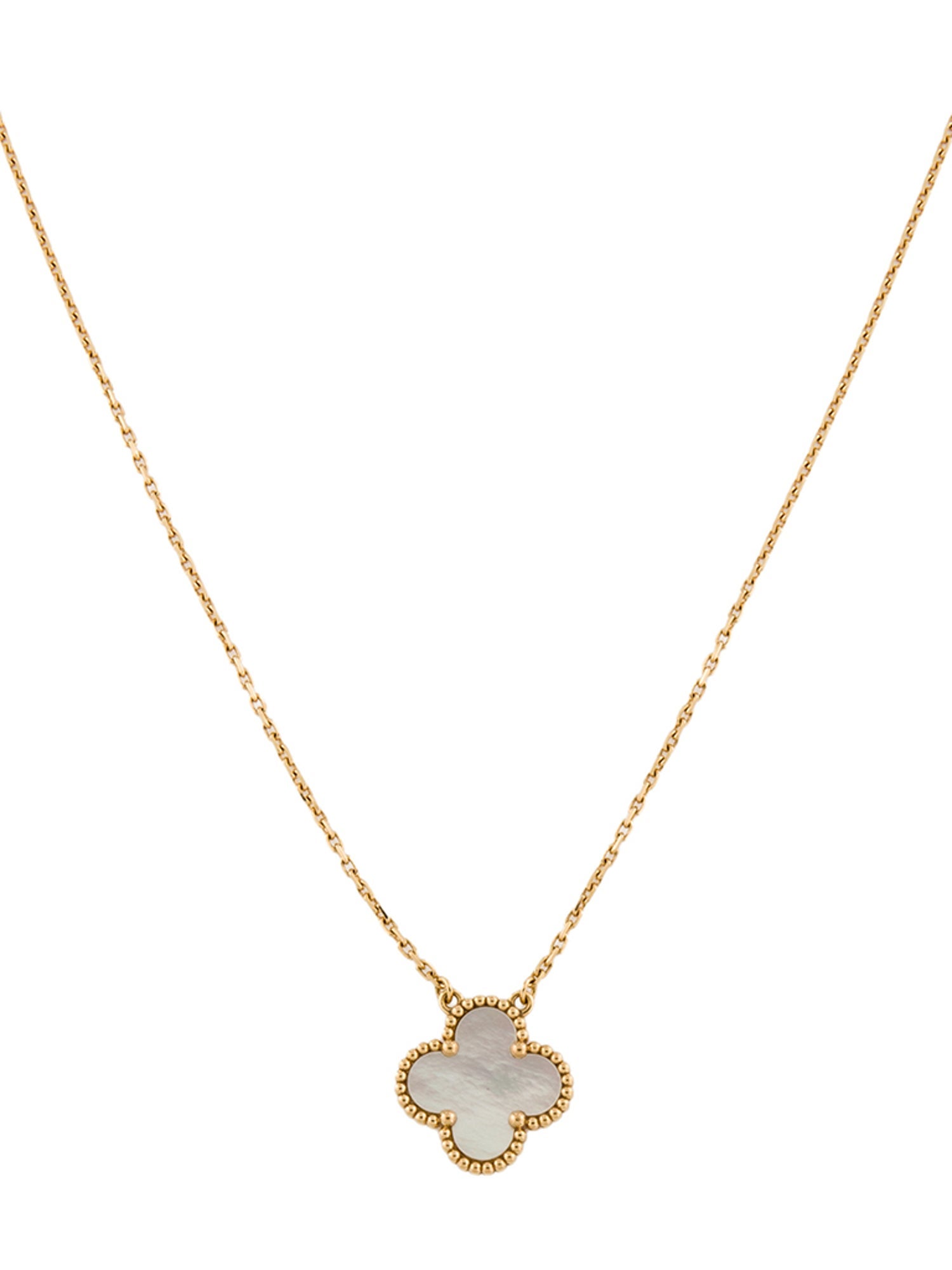 Van Cleef & Arpels Vintage Alhambra Pendant Necklace