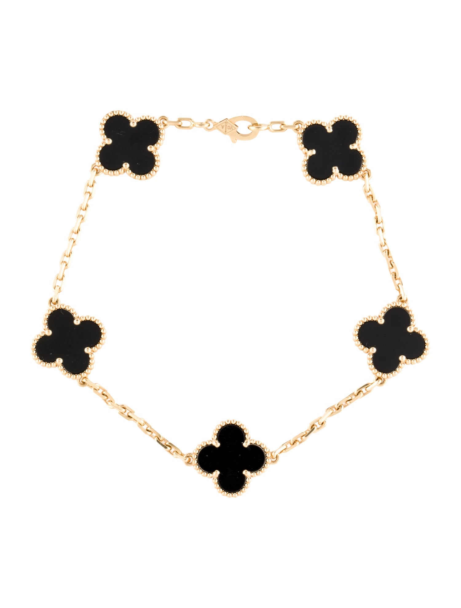 Van Cleef & Arpels Vintage Alhambra Bracelet, 5 Motifs