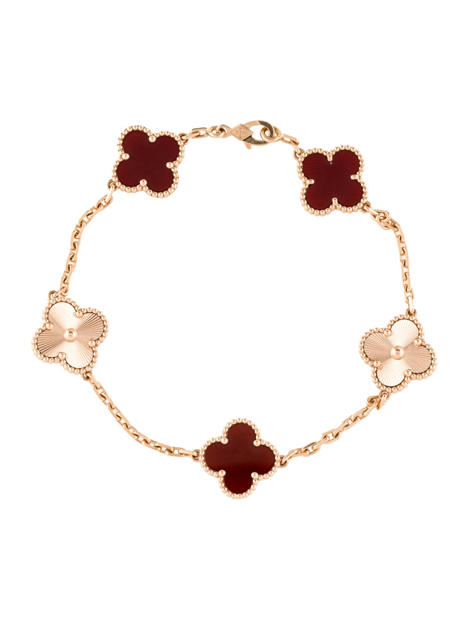Van Cleef & Arpels Vintage Alhambra Bracelet, 5 Motifs
