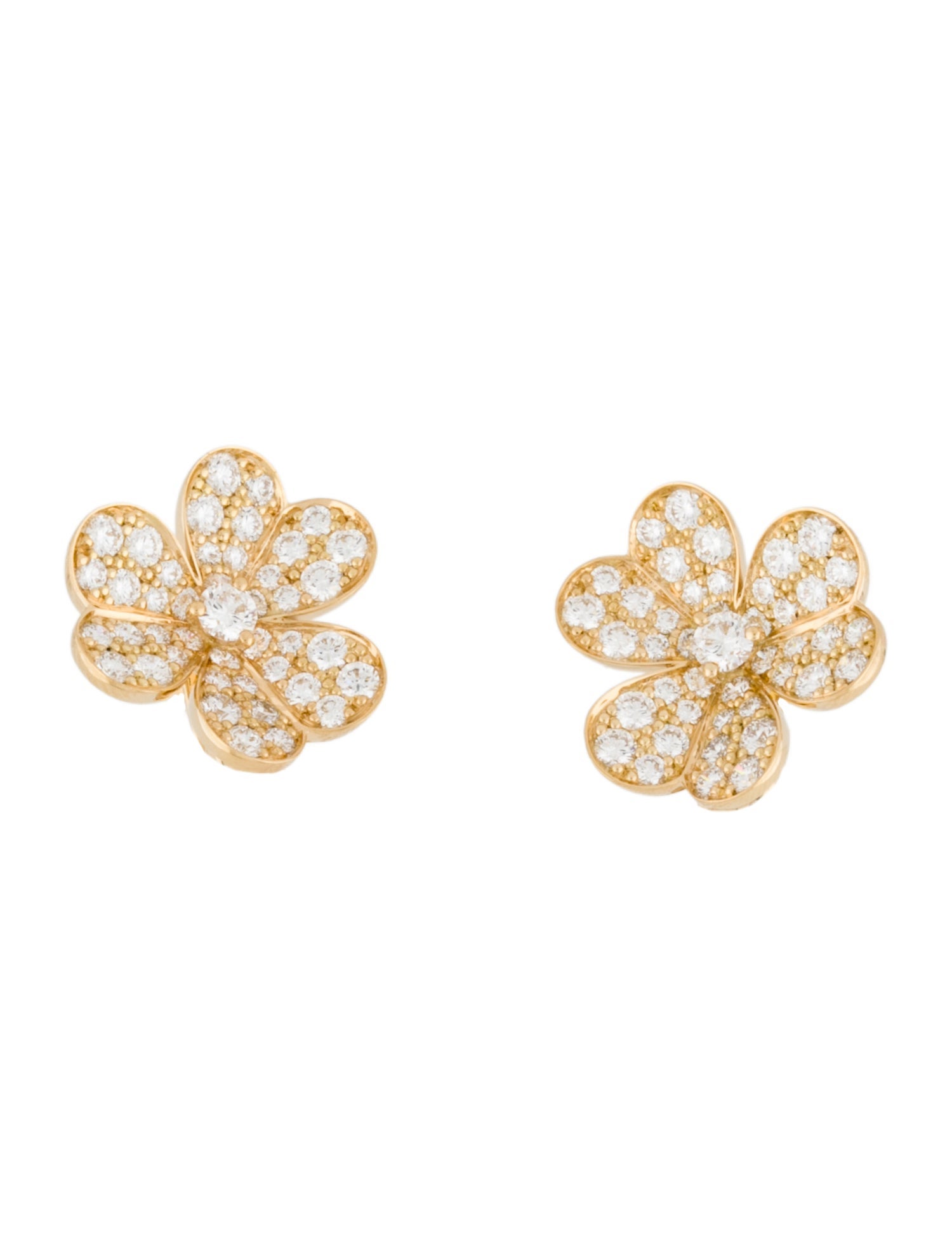 Van Cleef & Arpels Frivole Earrings, Small Model