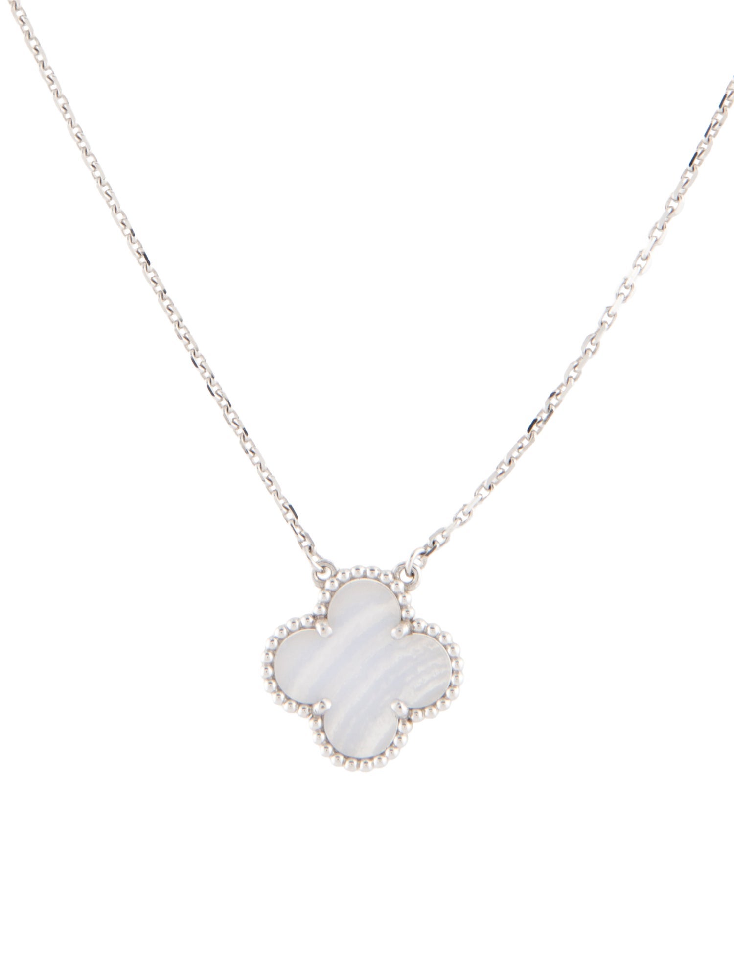 Van Cleef & Arpels Vintage Alhambra Pendant Necklace