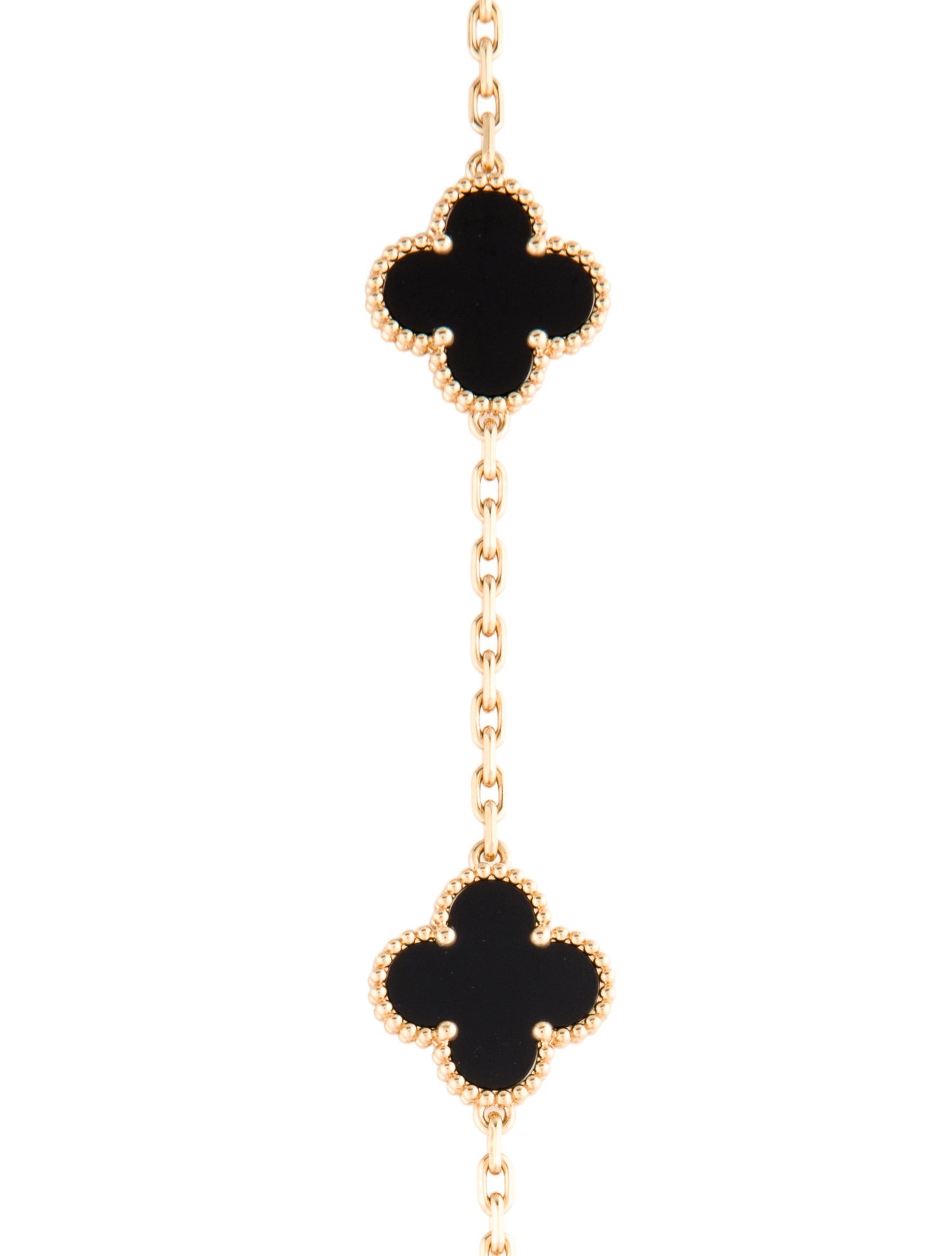 Van Cleef & Arpels Vintage Alhambra Long Necklace, 20 Motifs