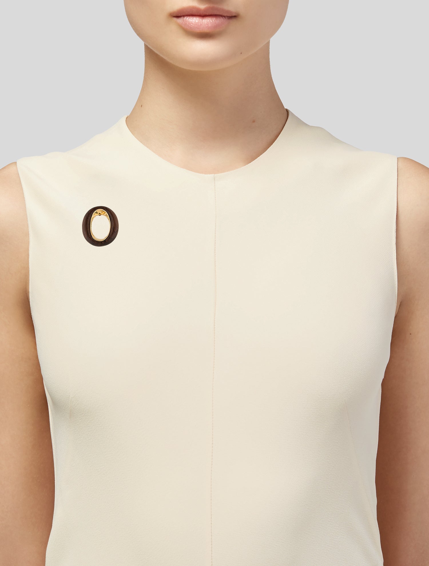 Van Cleef & Arpels Vintage Wood Brooch