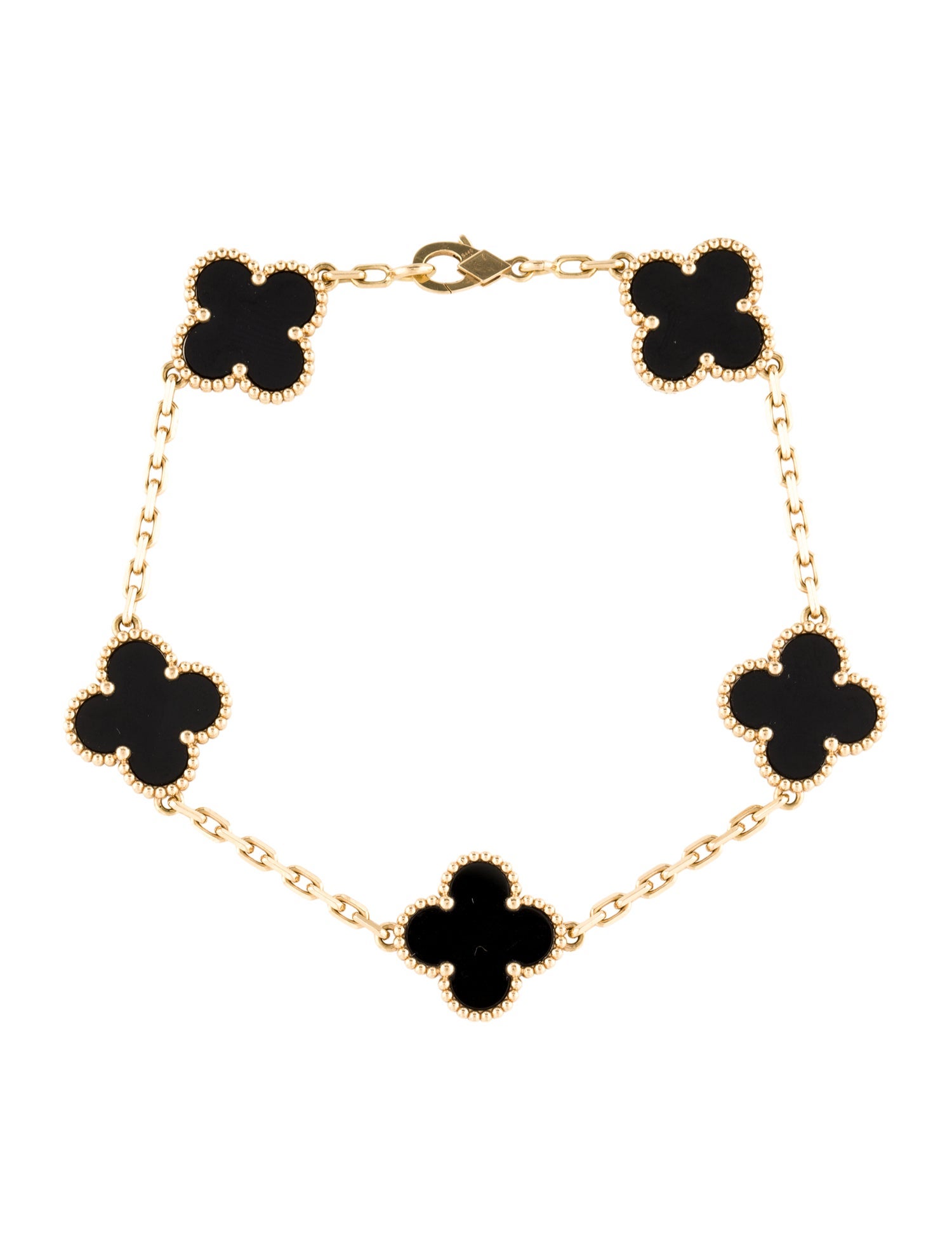 Van Cleef & Arpels Vintage Alhambra Bracelet, 5 Motifs