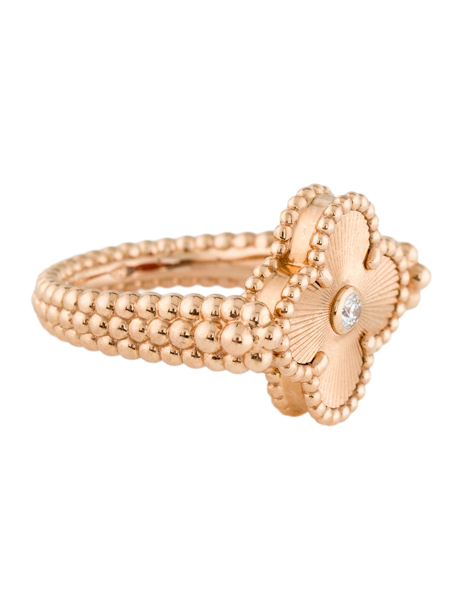 Van Cleef & Arpels Vintage Alhambra Reversible Ring