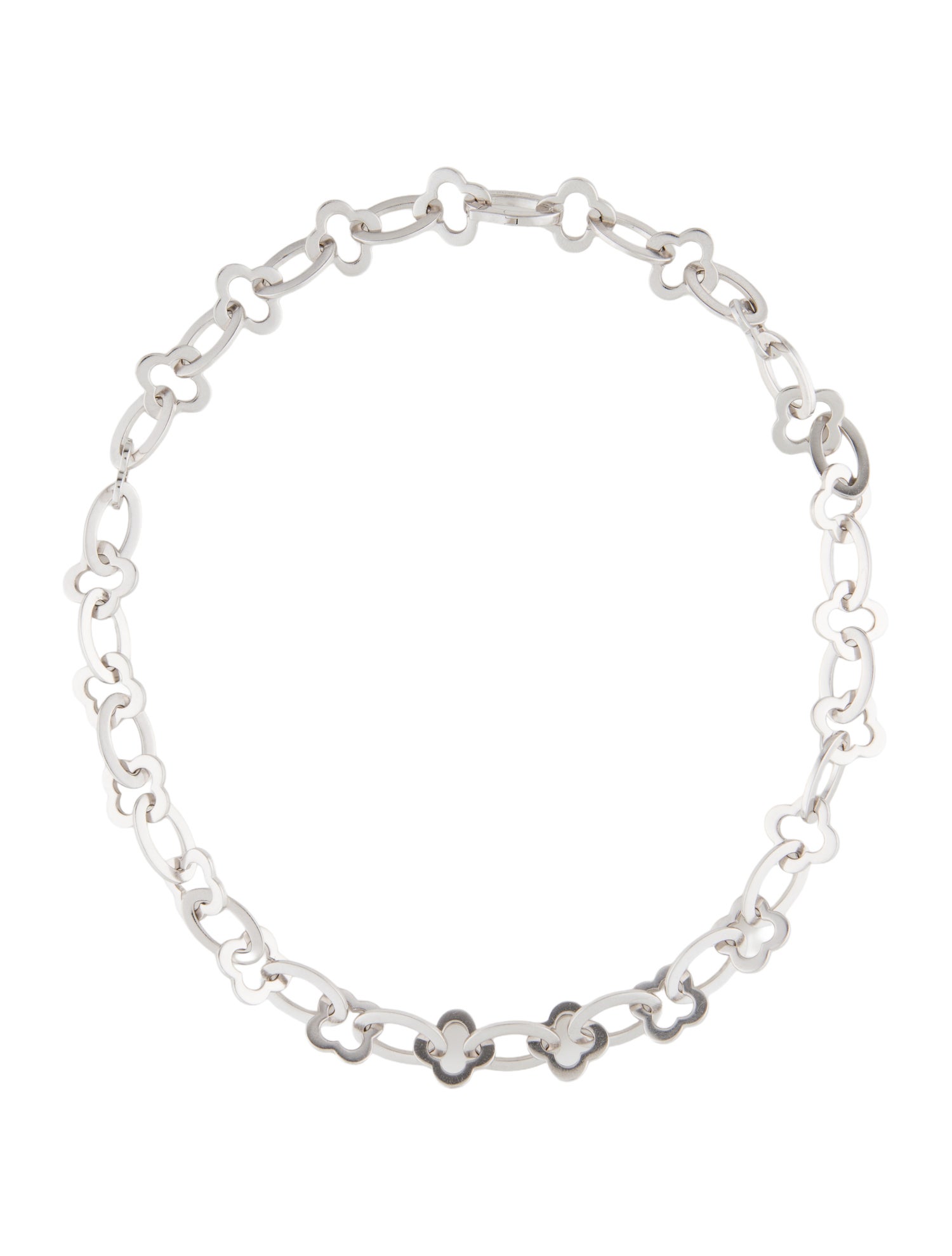 Van Cleef & Arpels Byzantine Alhambra Chain Link Necklace