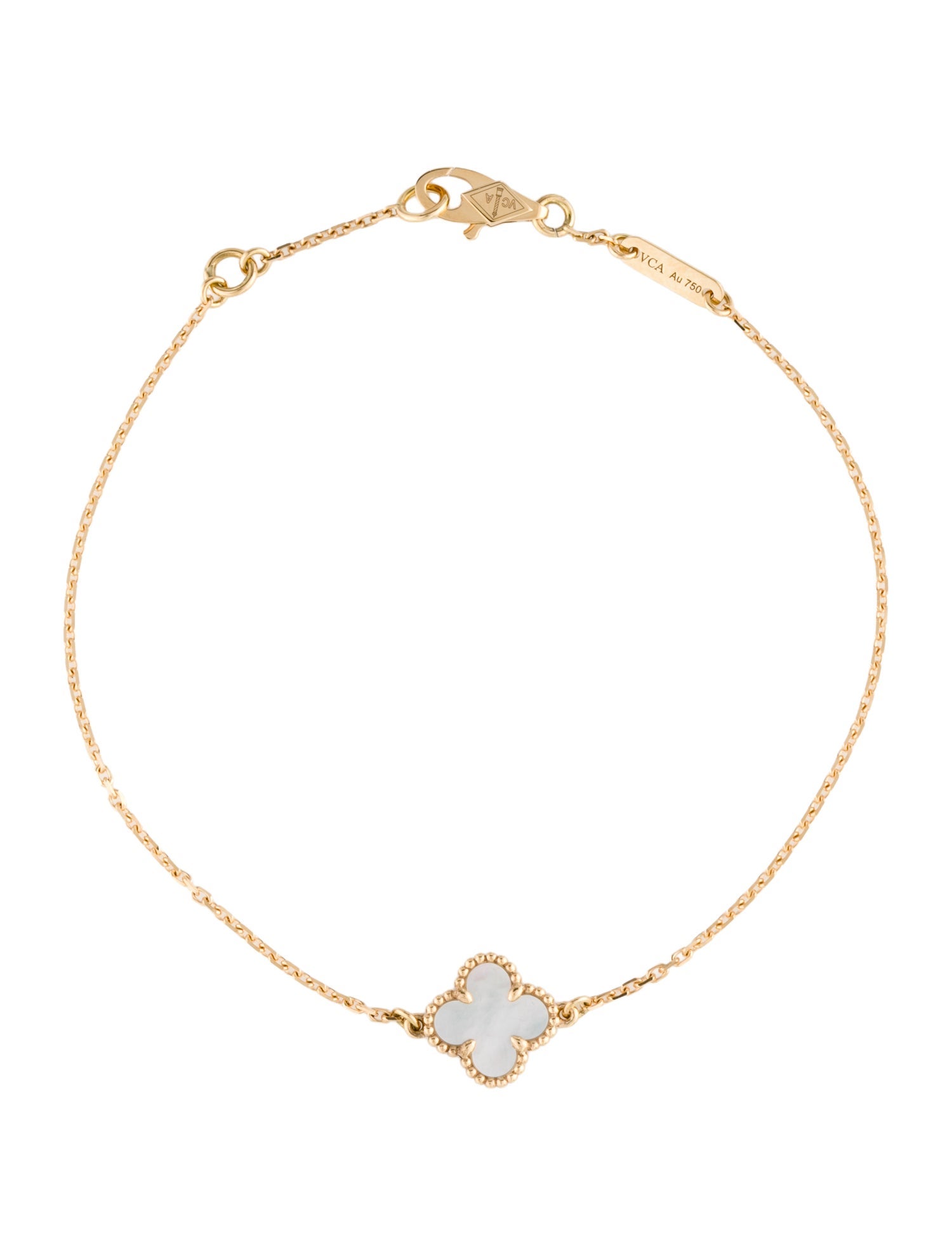 Van Cleef & Arpels Mother Of Pearl Sweet Alhambra Bracelet
