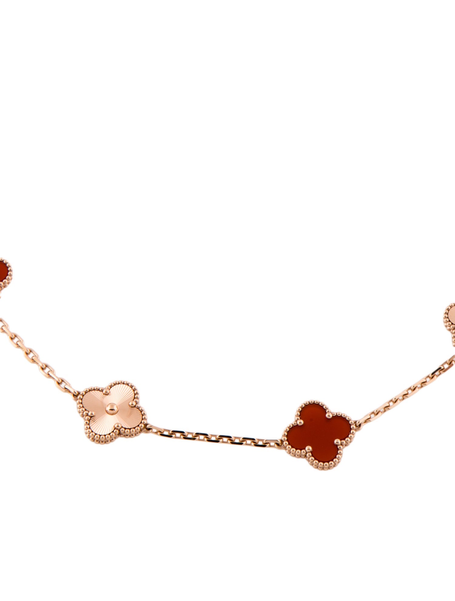 Van Cleef & Arpels Vintage Alhambra 20 Motif Long Necklace