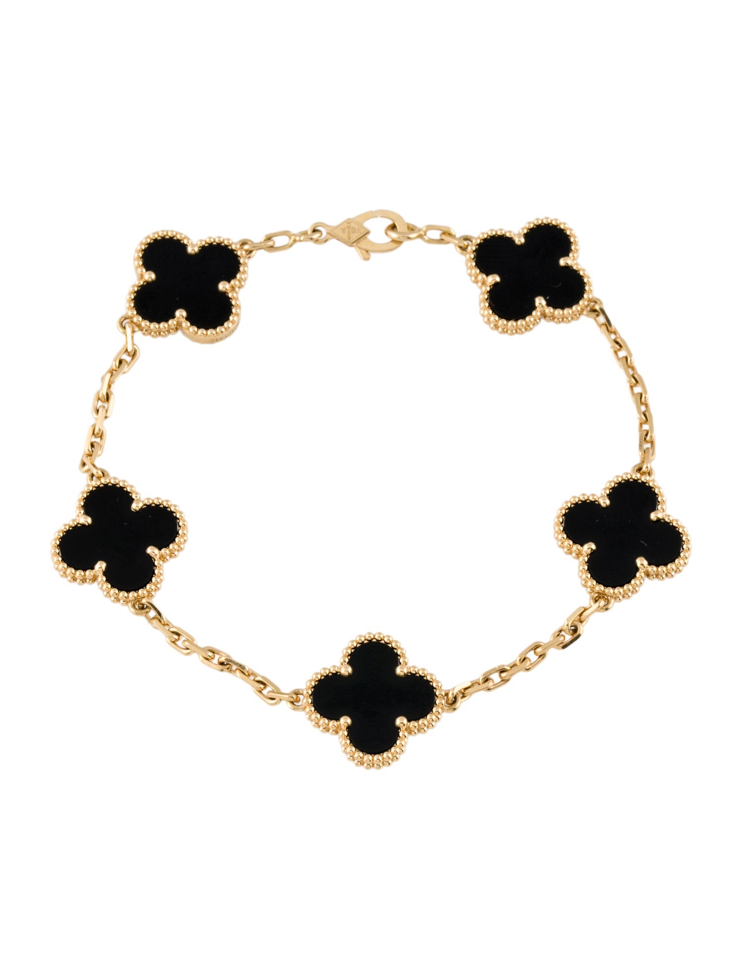 Van Cleef & Arpels Vintage Alhambra Bracelet, 5 Motifs