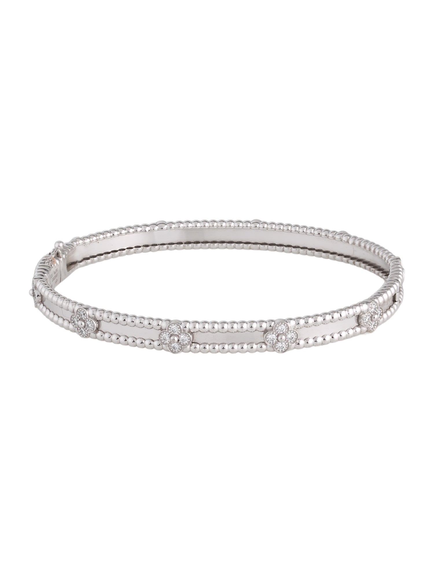 Van Cleef & Arpels Large Perlée Sweet Clovers Bracelet
