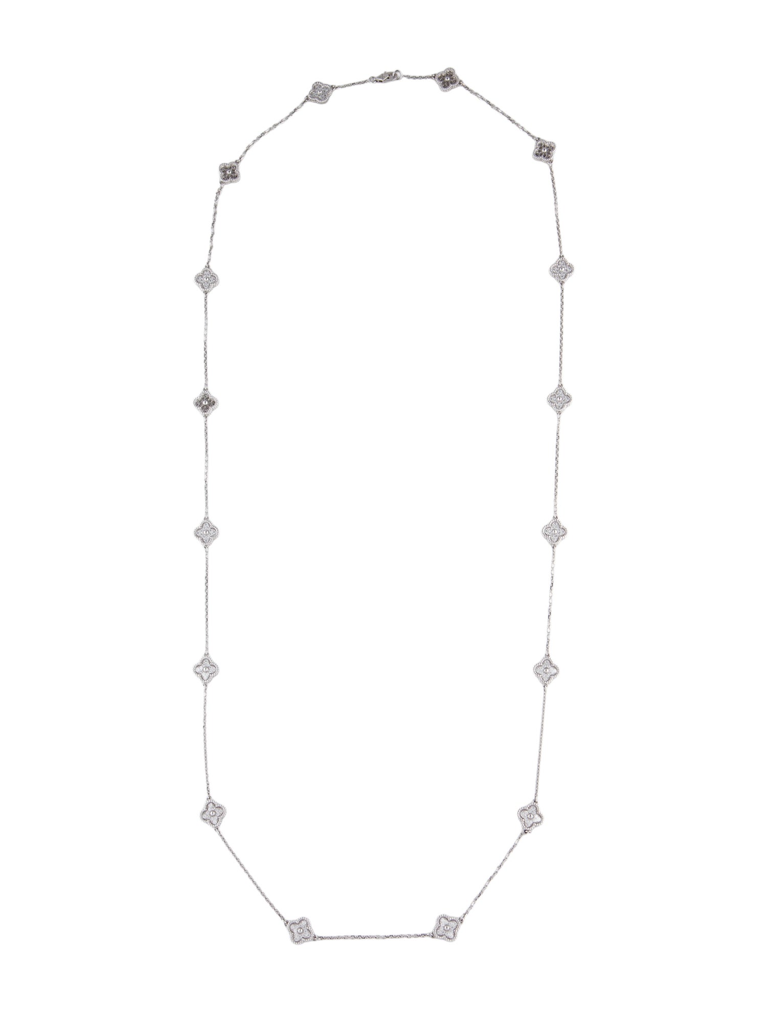 Van Cleef & Arpels Sweet Alhambra Long Necklace, 16 Motifs