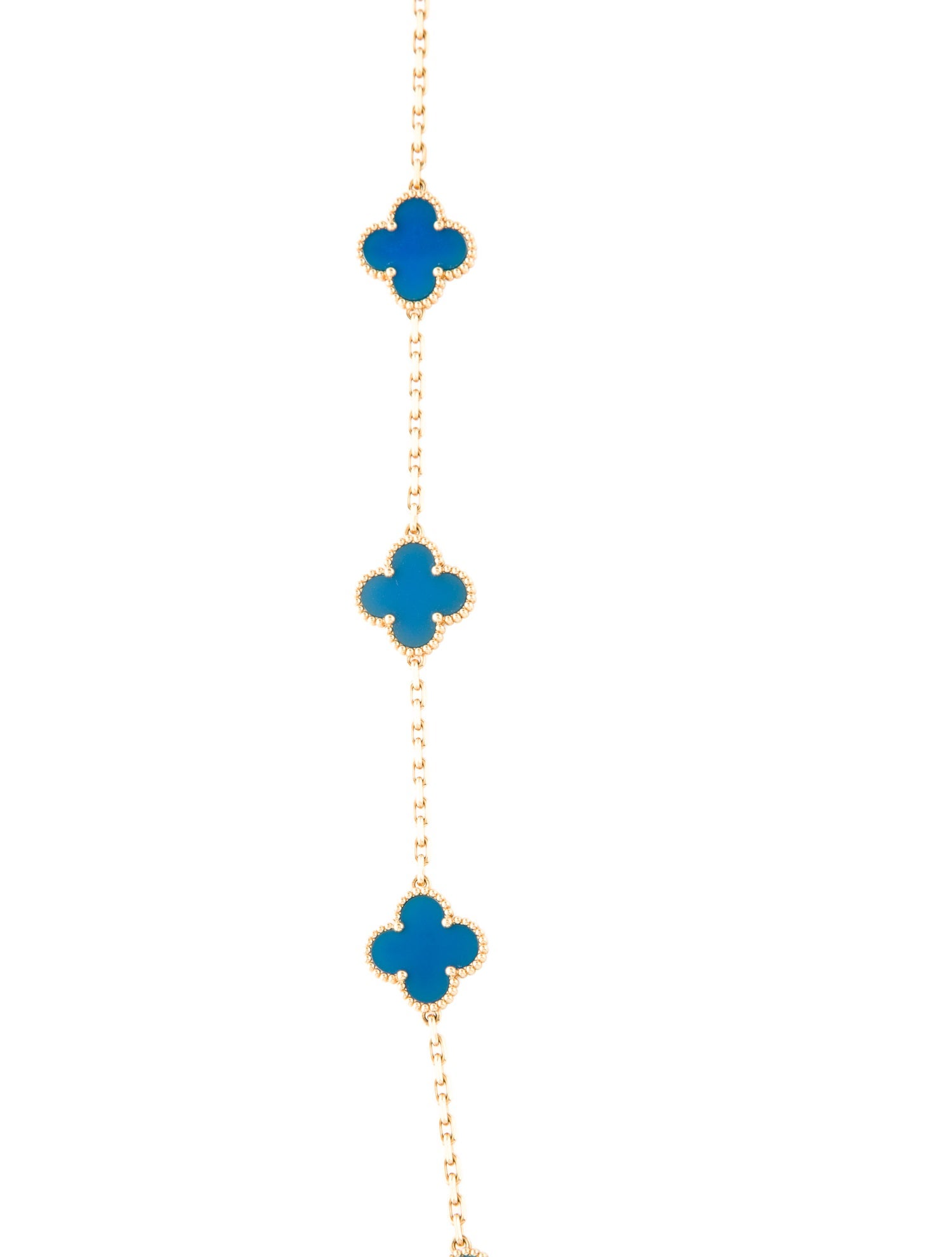 Van Cleef & Arpels Vintage Alhambra Long Necklace, 20 Motifs