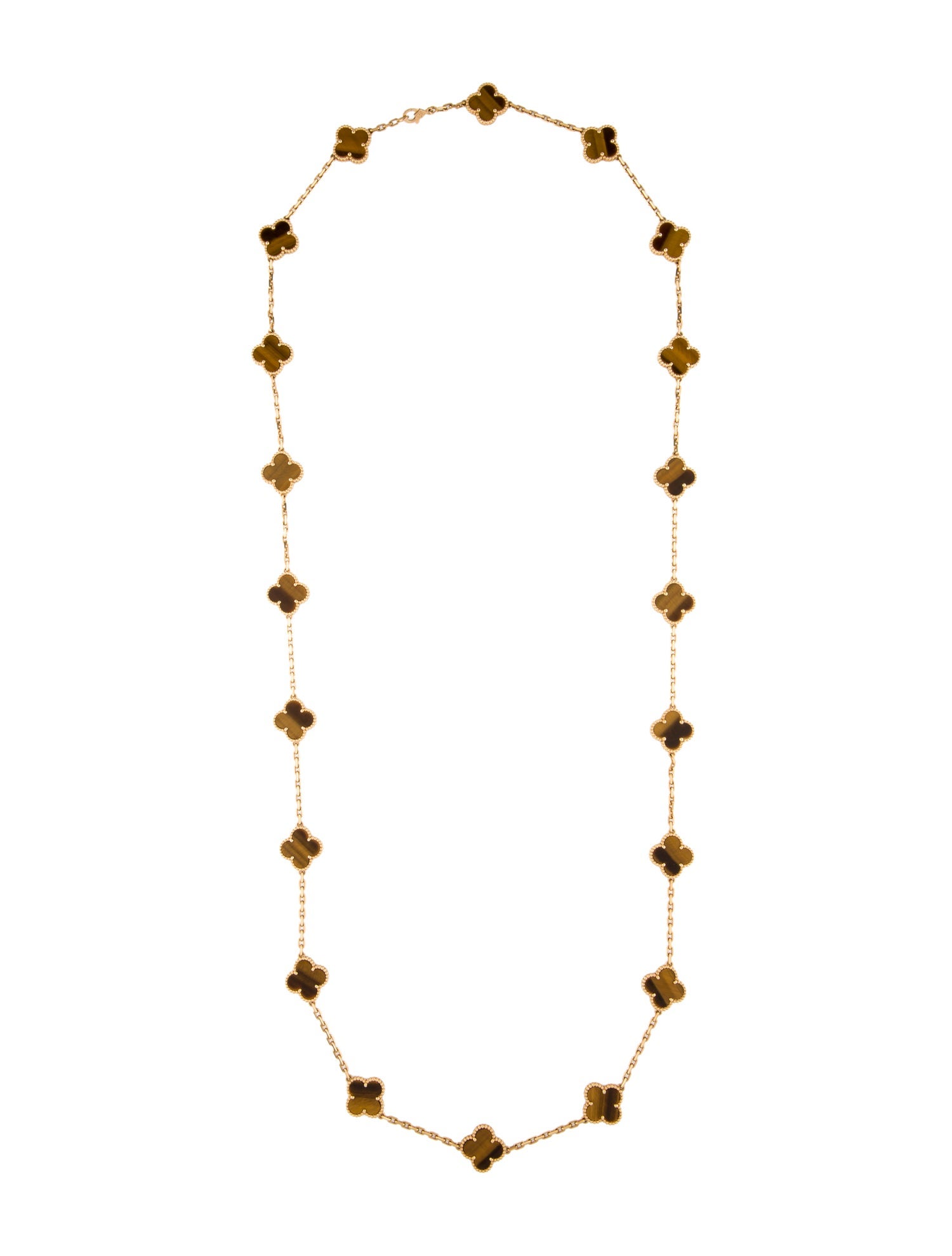 Van Cleef & Arpels Vintage Alhambra Necklace, 20 Motif
