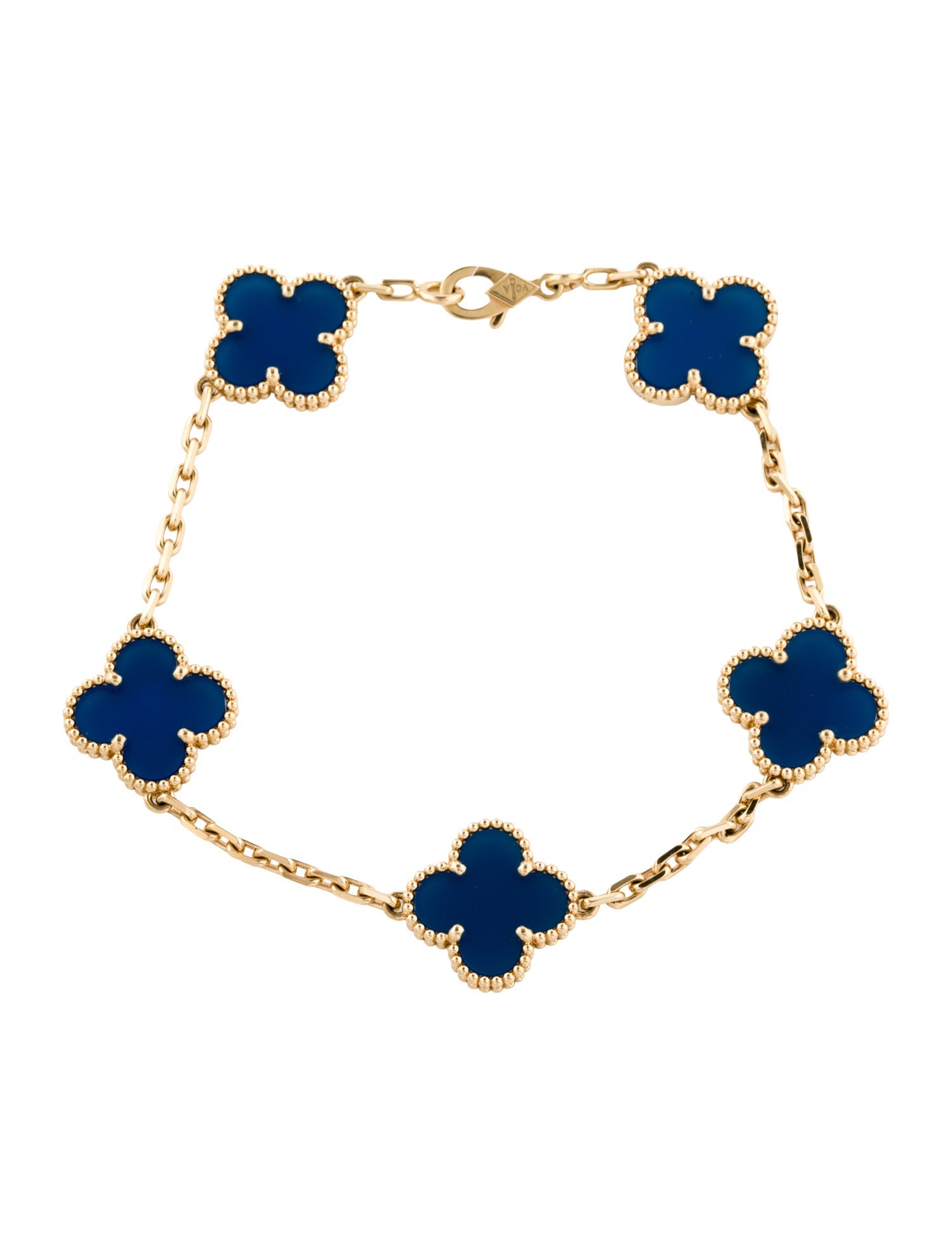 Van Cleef & Arpels Vintage Alhambra Bracelet, 5 Motifs