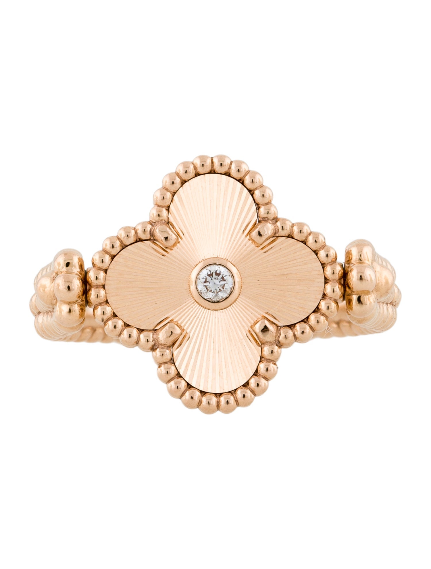 Van Cleef & Arpels Vintage Alhambra Reversible Ring
