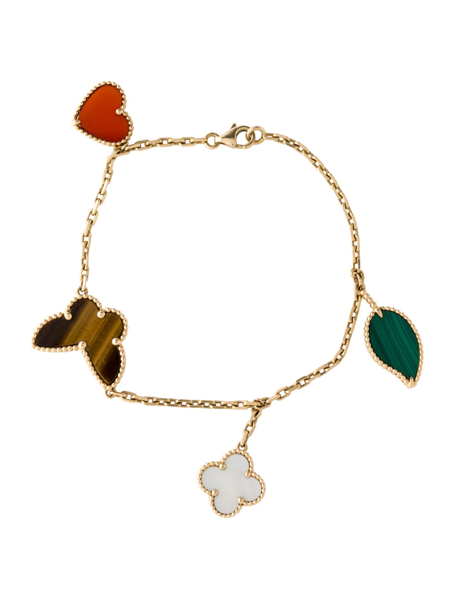 Van Cleef & Arpels Lucky Alhambra 4 Motif Bracelet
