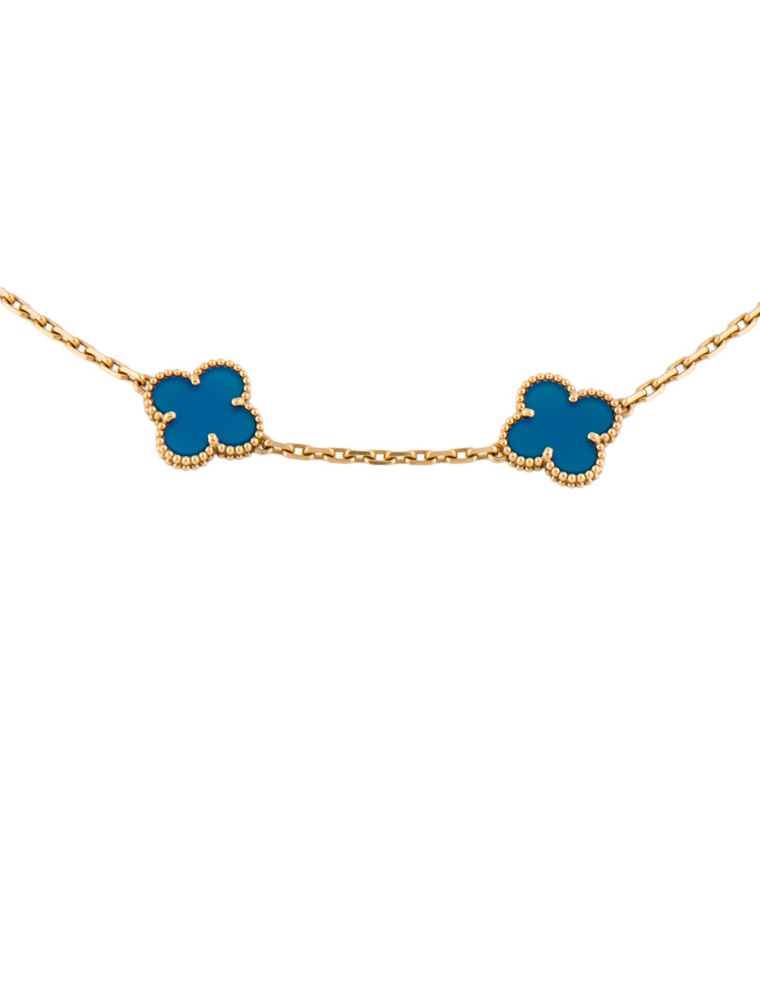 Van Cleef & Arpels Vintage Alhambra Necklace, 10 Motifs