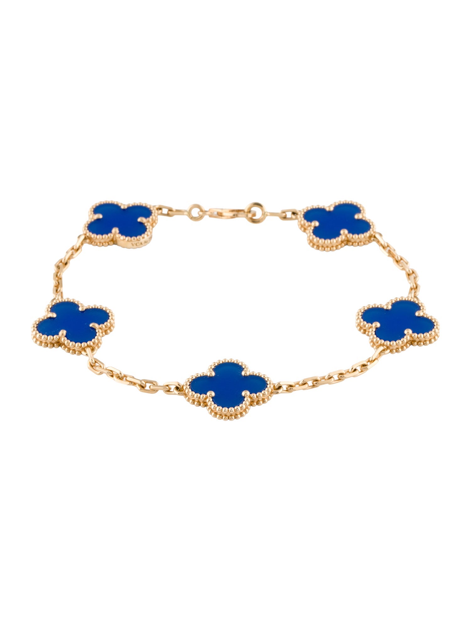 Van Cleef & Arpels Vintage Alhambra Bracelet, 5 Motifs