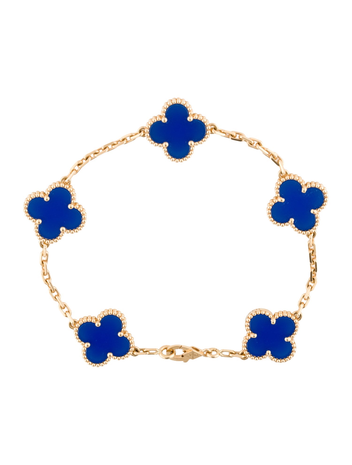 Van Cleef & Arpels Vintage Alhambra Bracelet, 5 Motifs