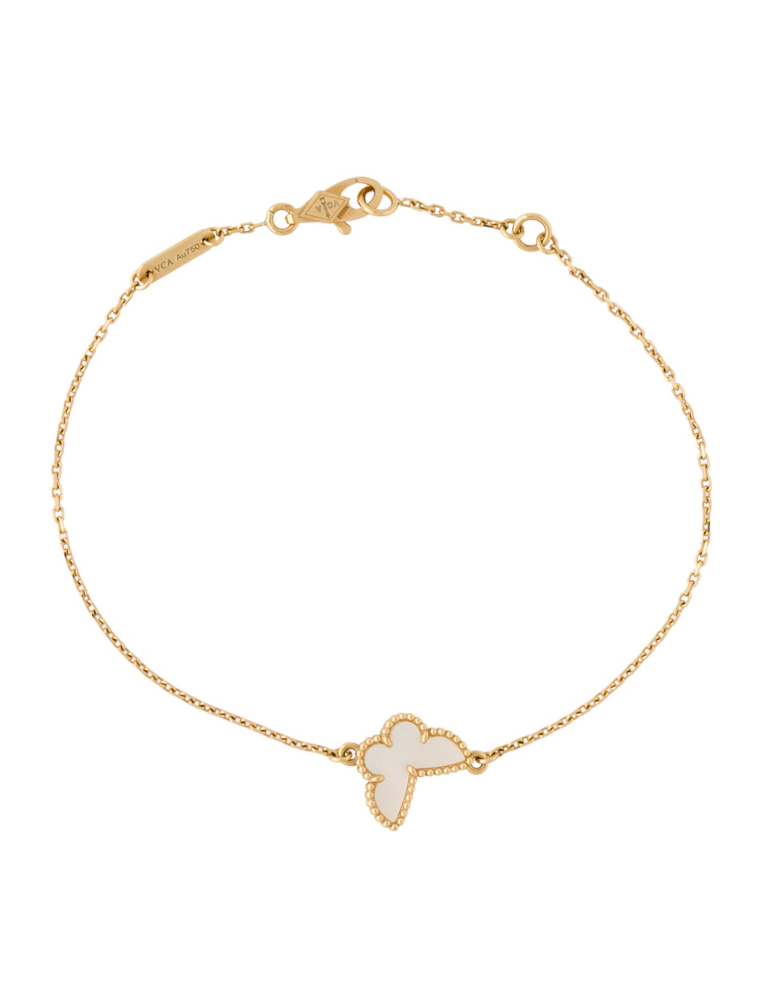 Van Cleef & Arpels Mother of Pearl Sweet Butterflies Bracelet