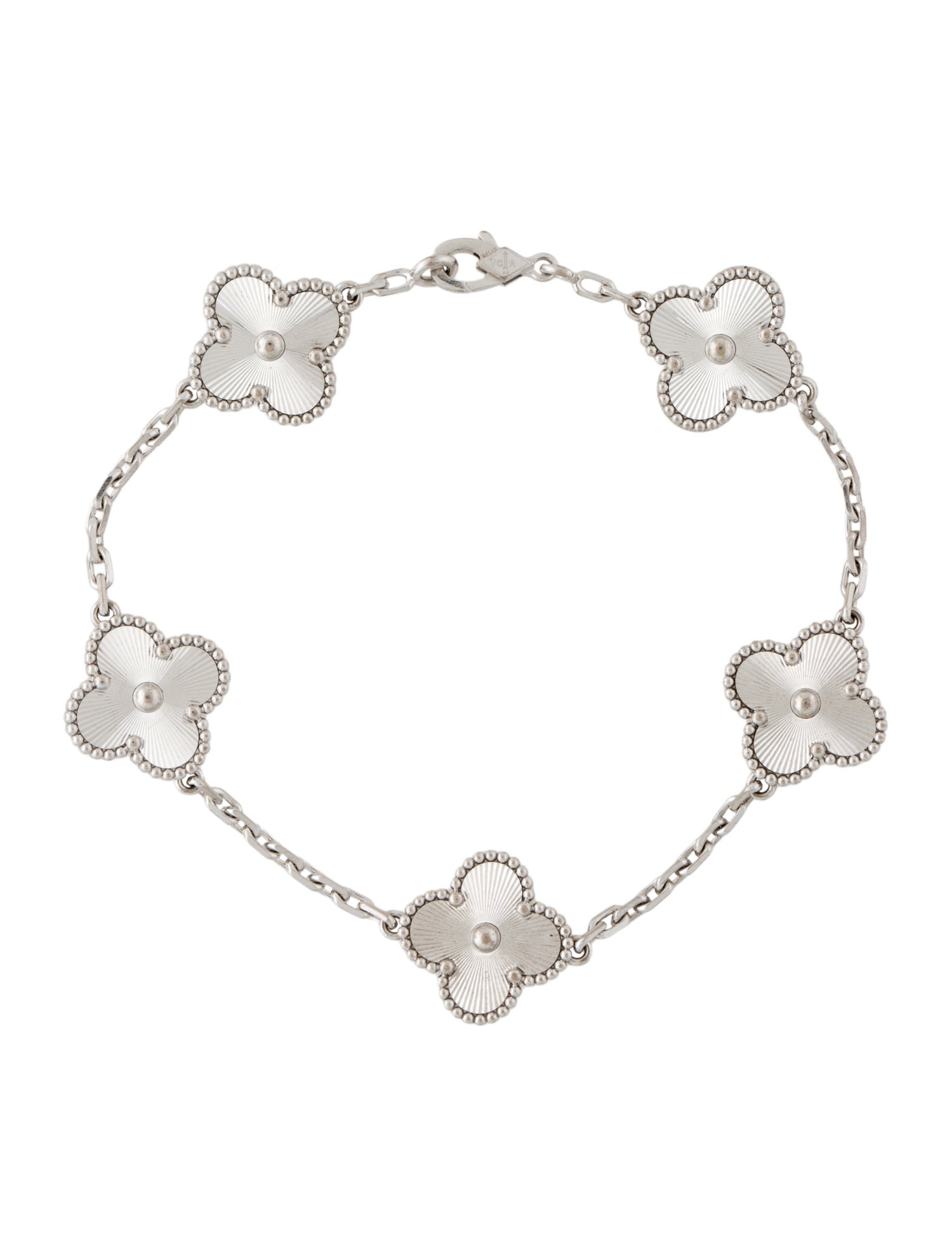 Van Cleef & Arpels Vintage Alhambra Bracelet, 5 Motifs