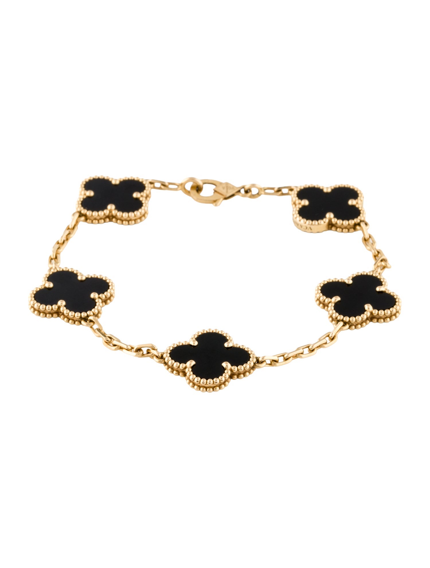 Van Cleef & Arpels Vintage Alhambra Bracelet, 5 Motifs