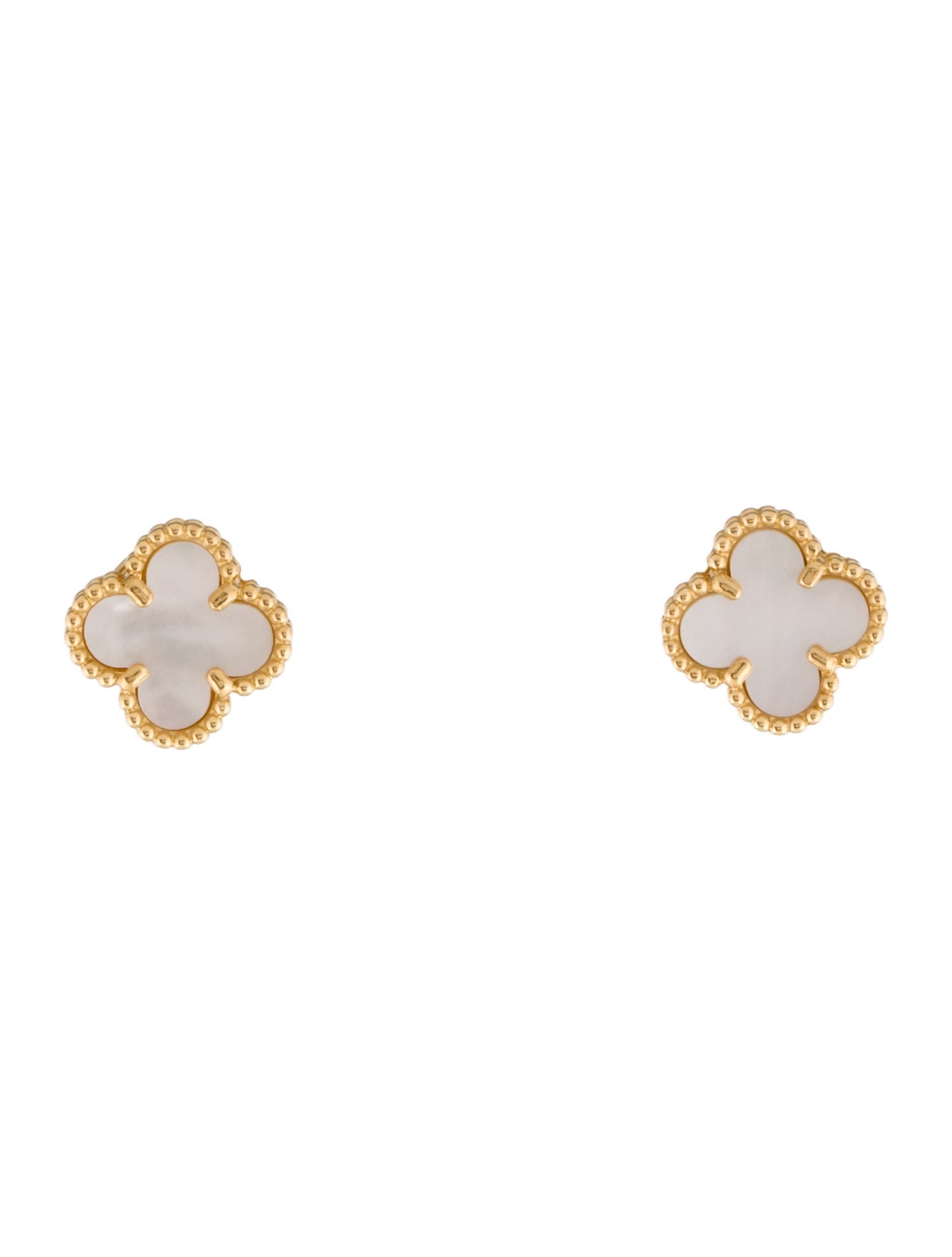 Van Cleef & Arpels Mother of Pearl Sweet Alhambra Earstuds