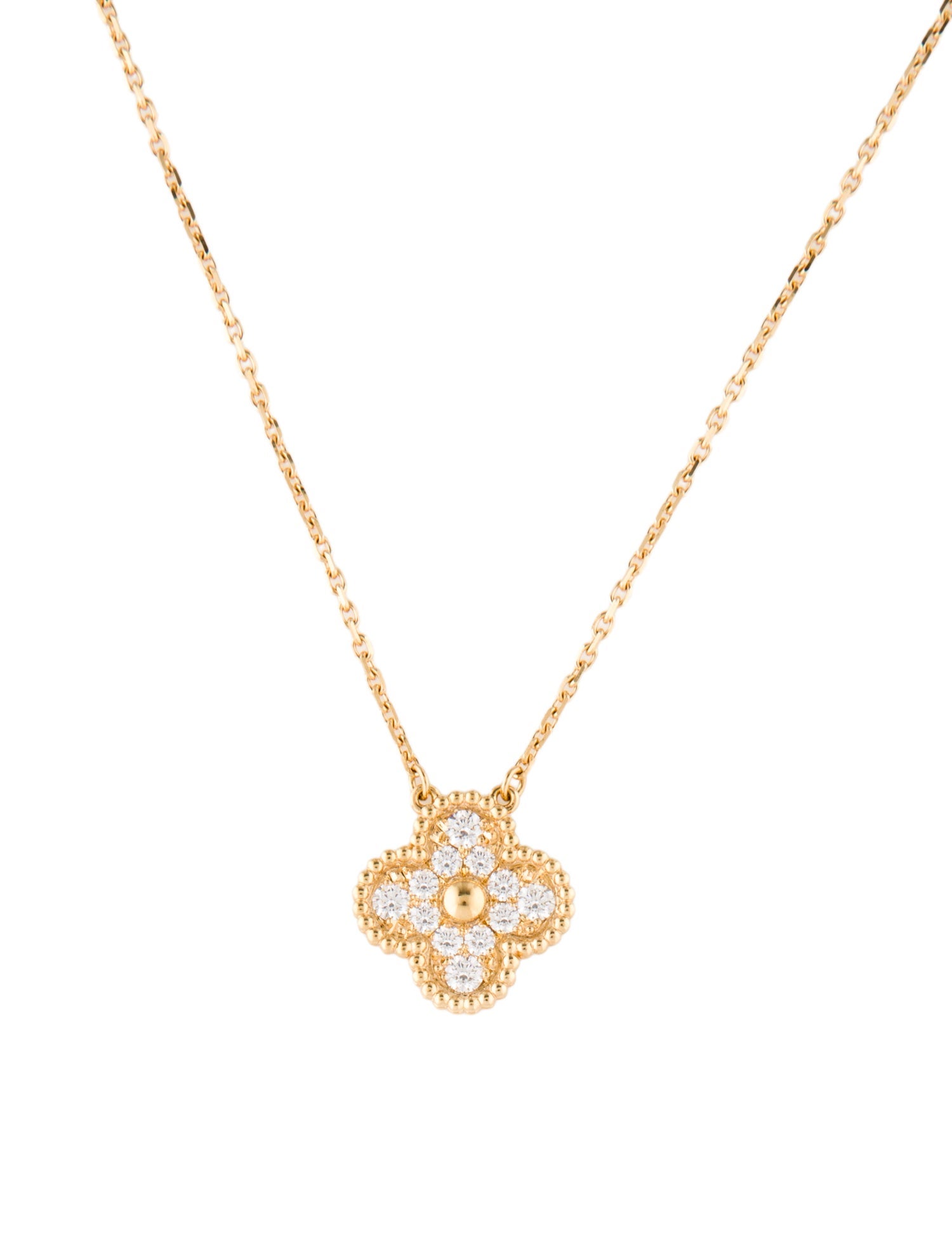 Van Cleef & Arpels Vintage Alhambra Pendant Necklace