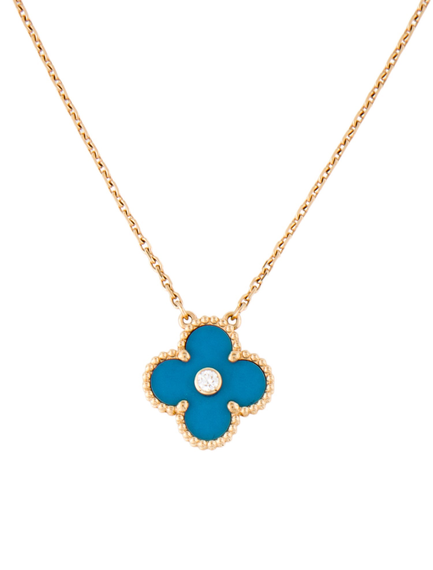 Van Cleef & Arpels Limited Edition 2019 Holiday Vintage Alhambra Pendant