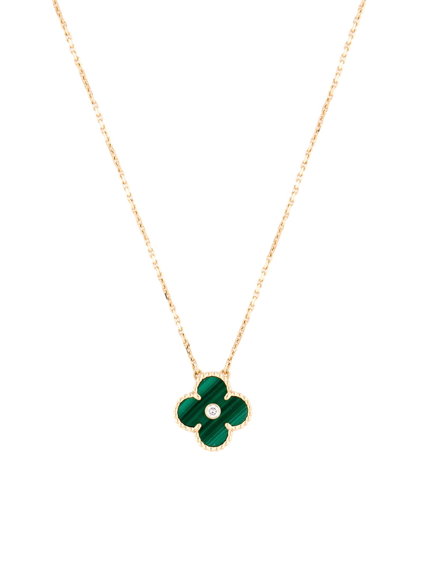 Van Cleef & Arpels 2013 Limited Edition Vintage Alhambra Necklace