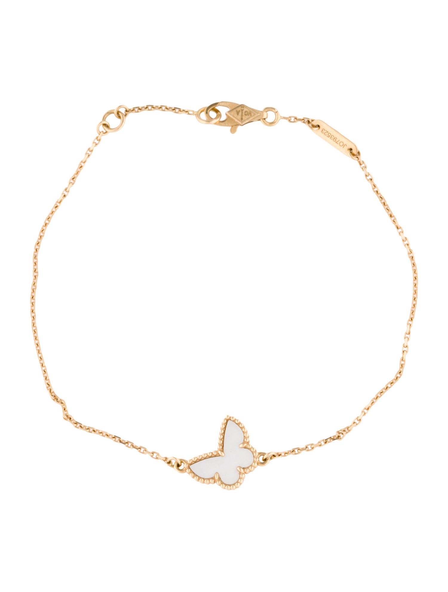 Van Cleef & Arpels Mother of Pearl Sweet Butterflies Bracelet