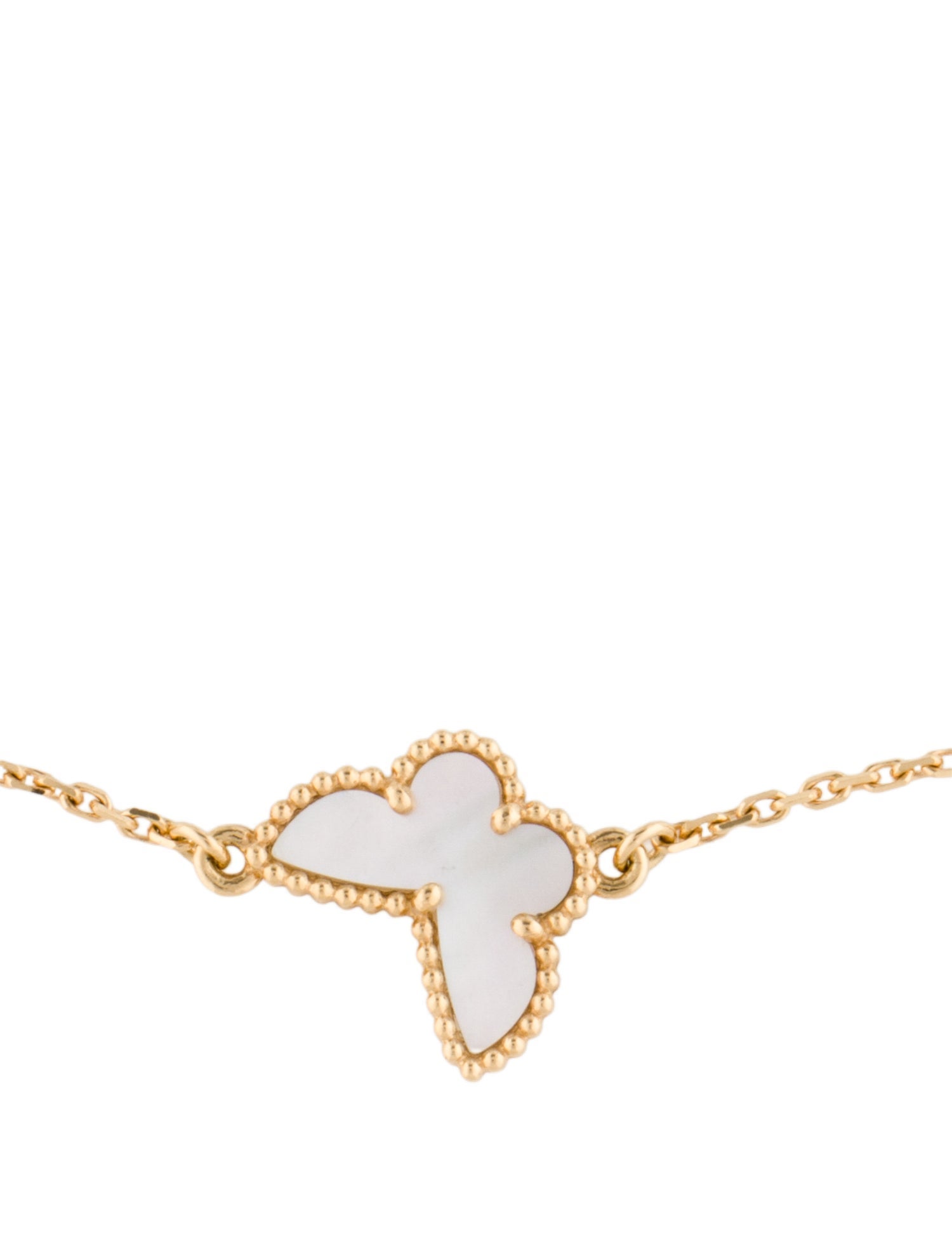 Van Cleef & Arpels Mother of Pearl Sweet Butterflies Bracelet