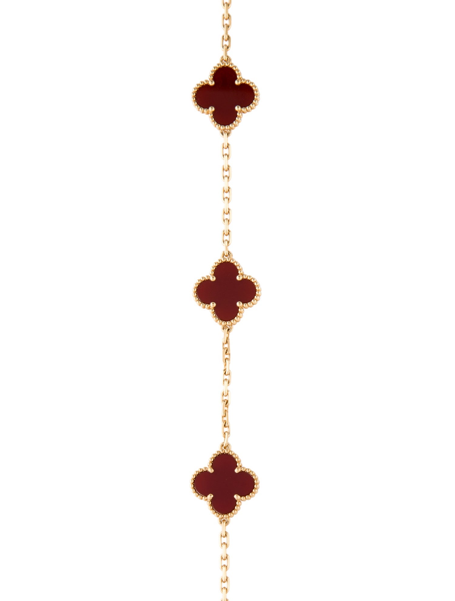 Van Cleef & Arpels Vintage Alhambra Long Necklace, 20 Motifs
