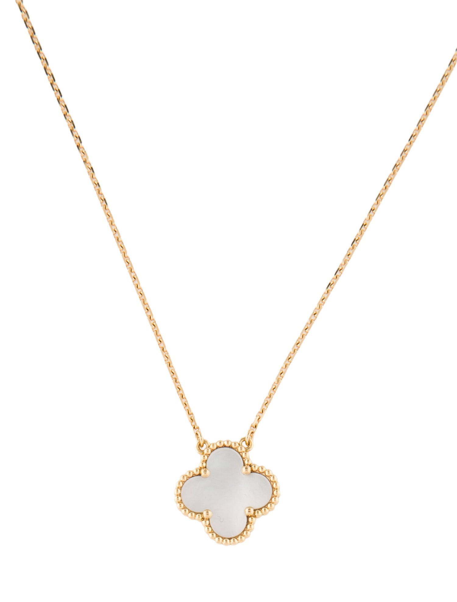 Van Cleef & Arpels Vintage Alhambra Pendant Necklace