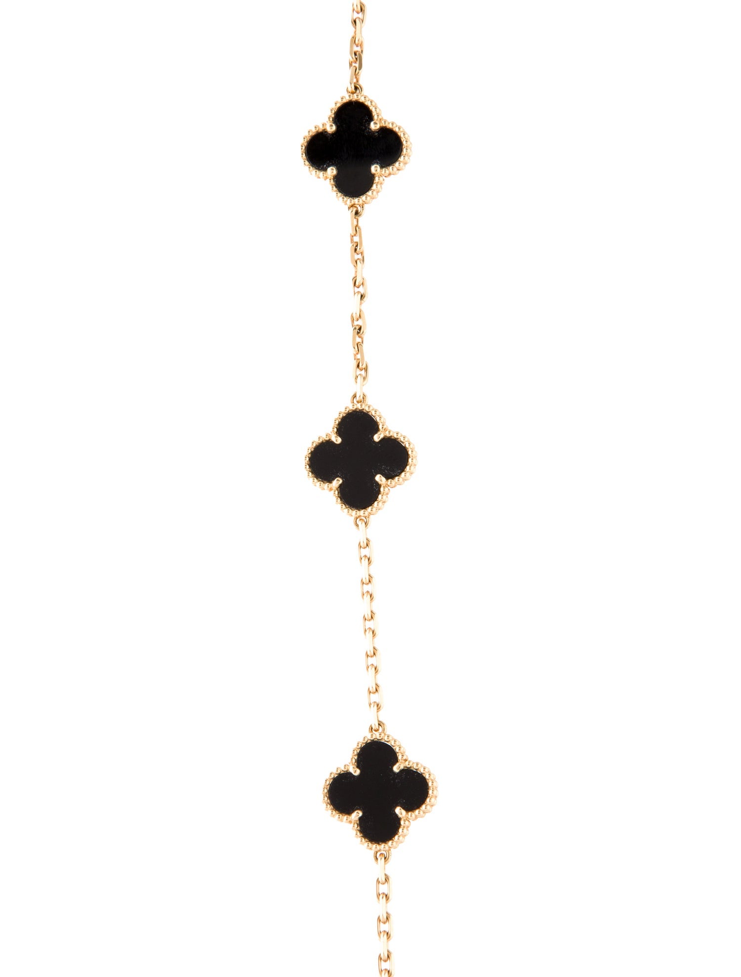 Van Cleef & Arpels Vintage Alhambra Long Necklace, 20 Motifs