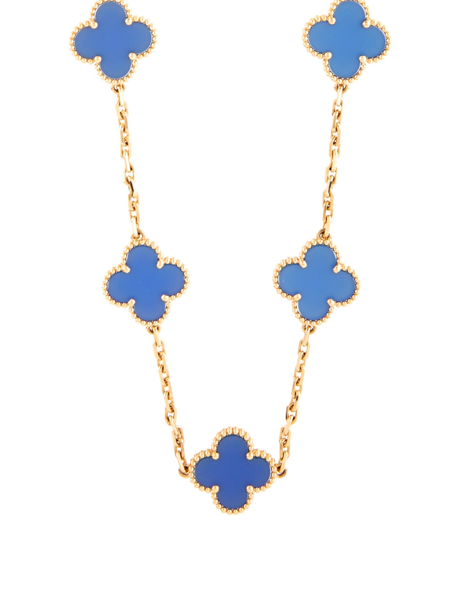 Van Cleef & Arpels Vintage Alhambra Long Necklace, 20 Motifs