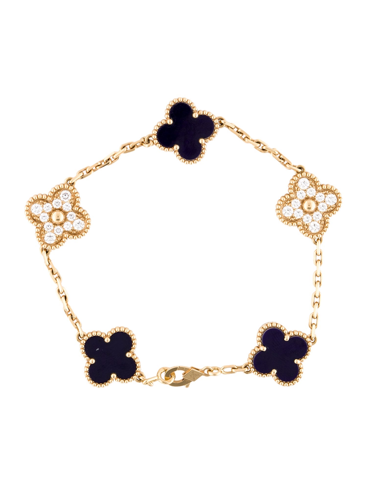 Van Cleef & Arpels 2016 Limited Edition Vintage Alhambra Bracelet